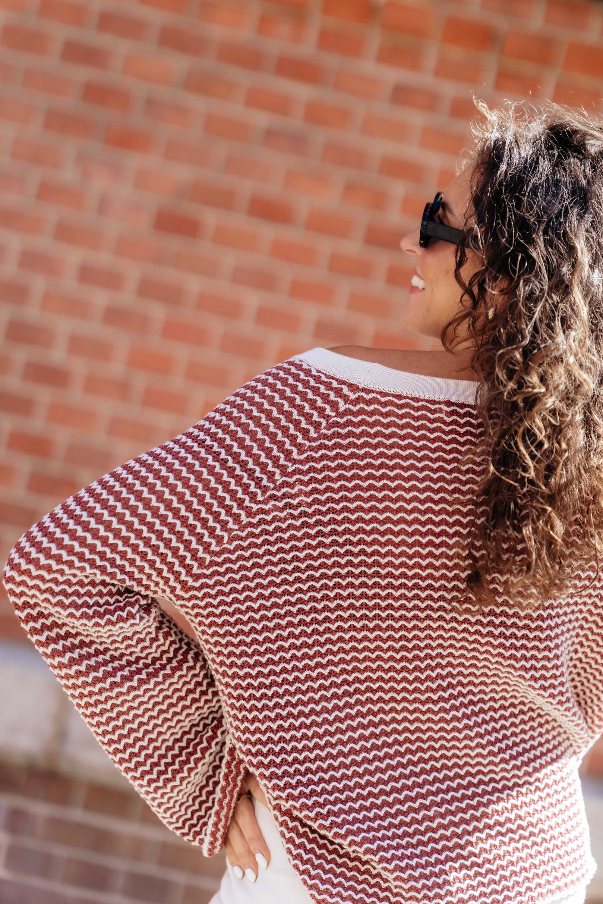 Sweter ażurowy LAGOS OTOÑO