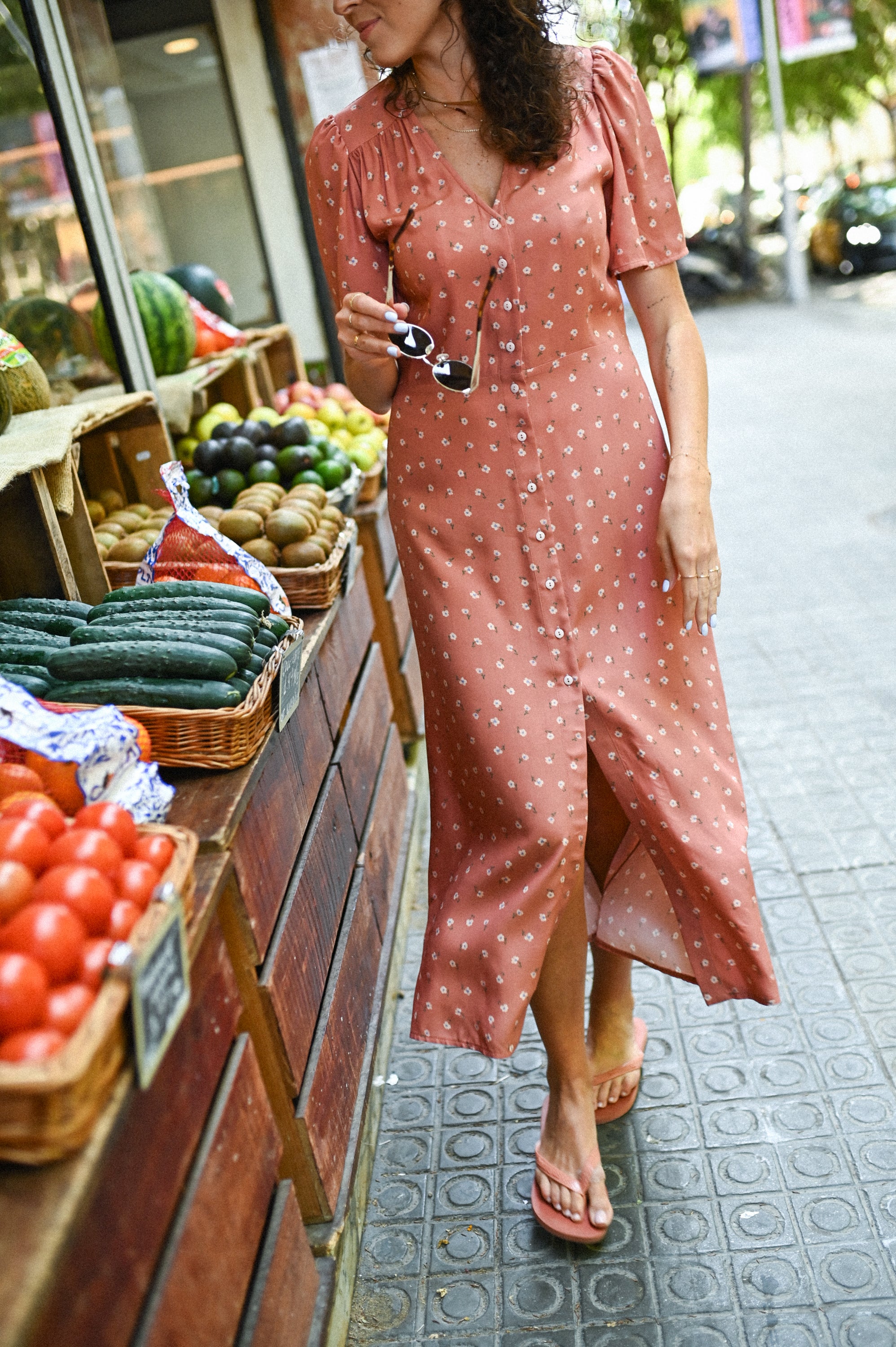 Sukienka AMAIA COBRE