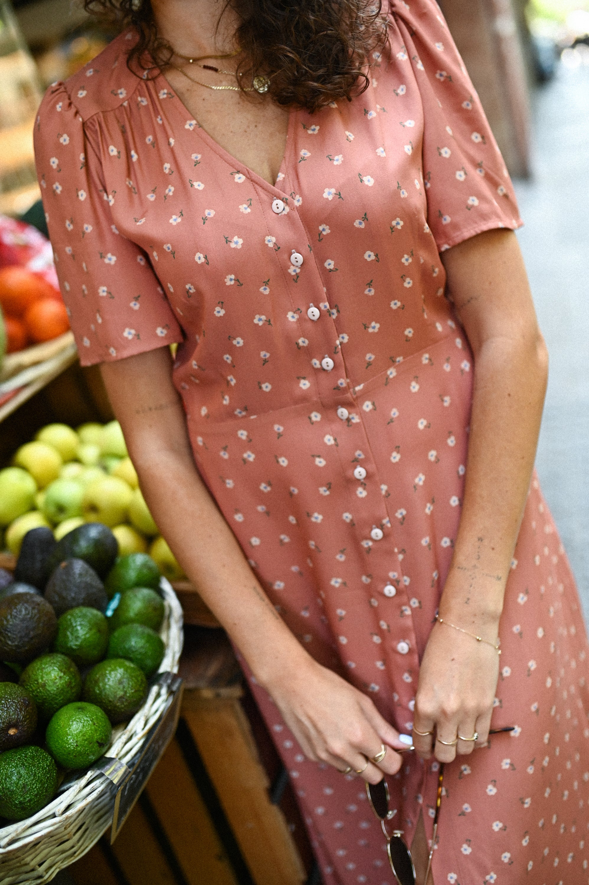 Sukienka AMAIA COBRE