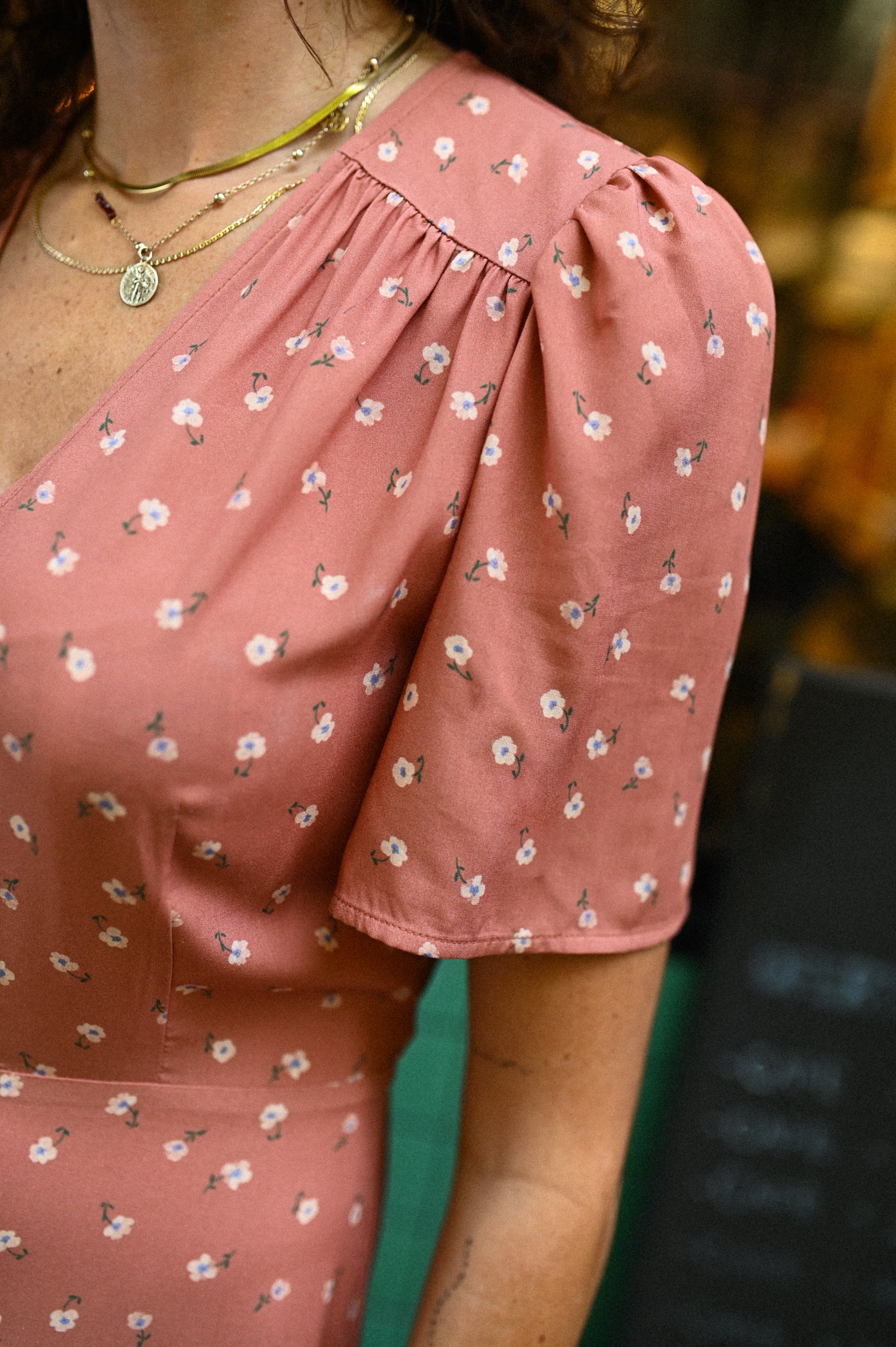 Sukienka AMAIA COBRE