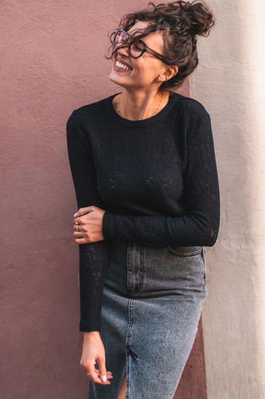 Longsleeve LUNA NEGRO