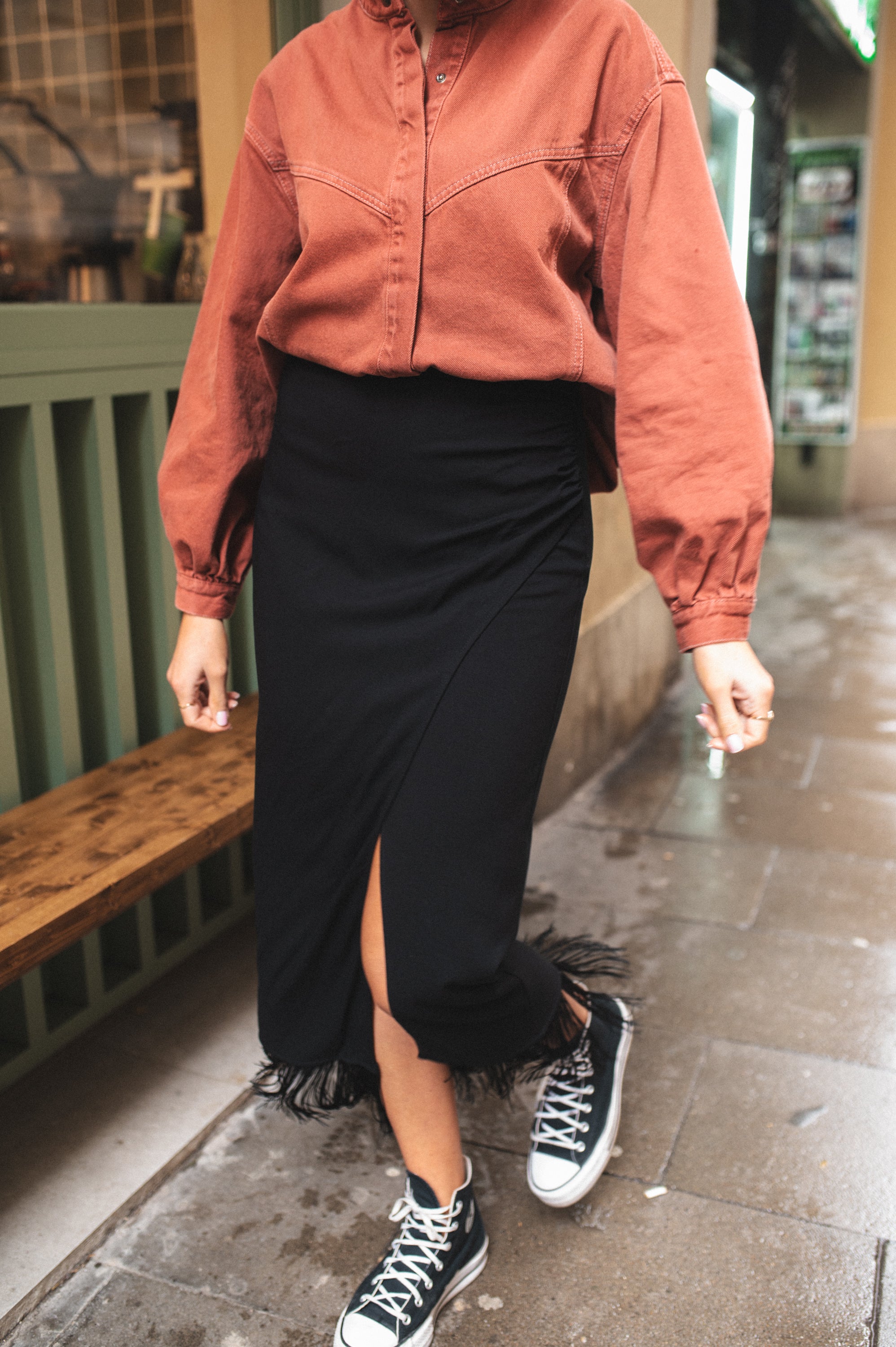 Spódnica z frędzlami TULUM ANDALUCIA