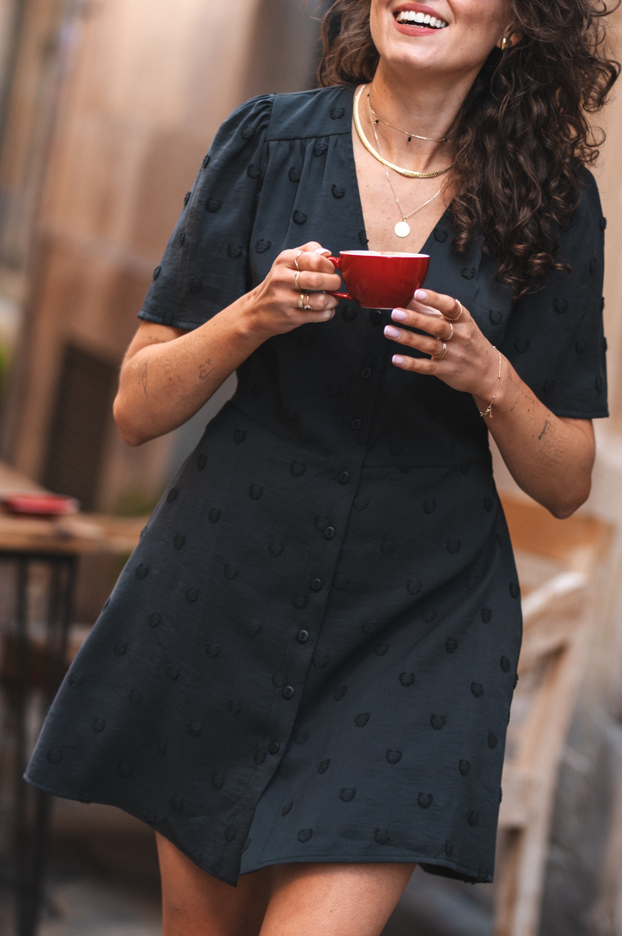 Sukienka ALURA CORAZÓN NEGRO