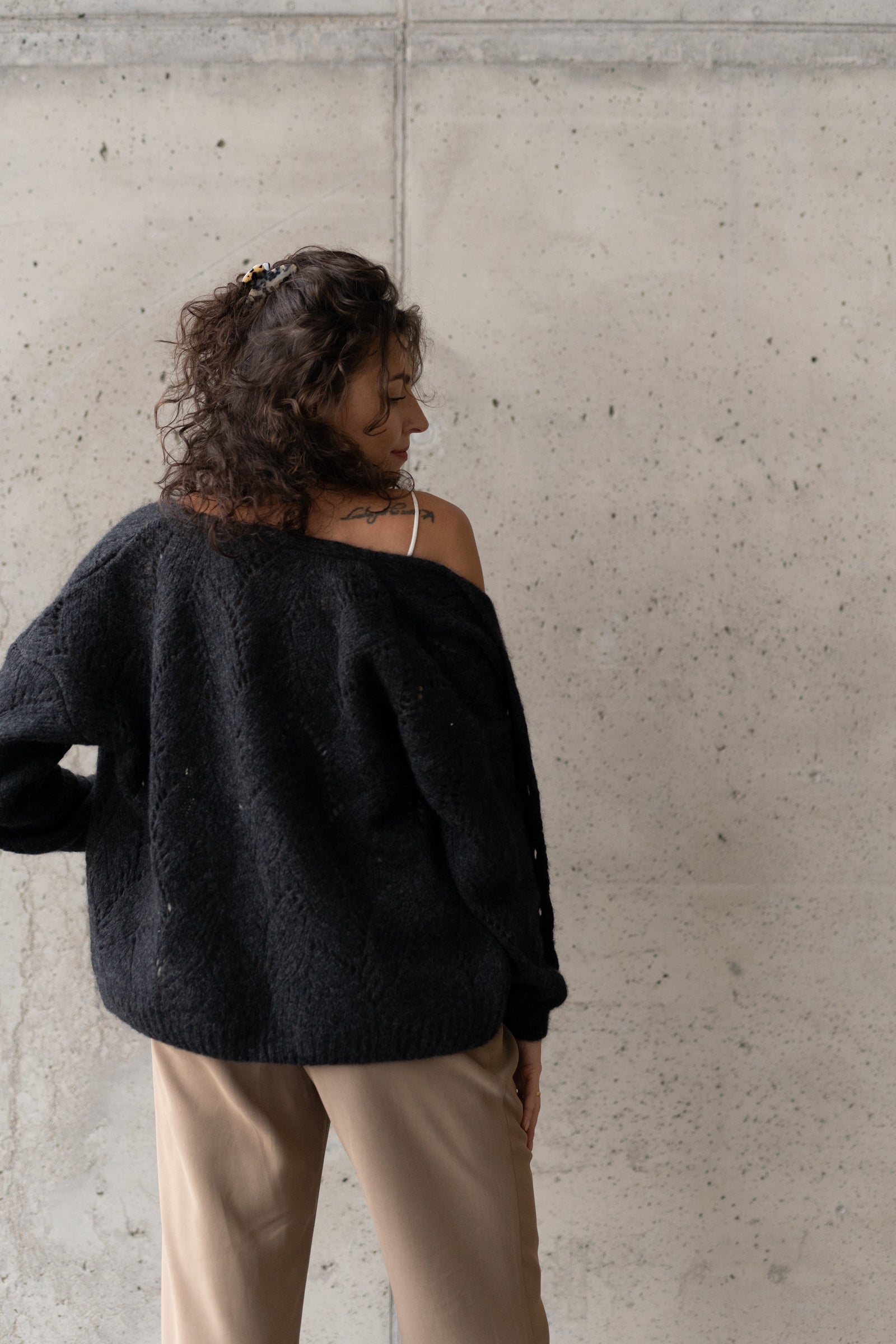 Sweter ALPACA CENIZA