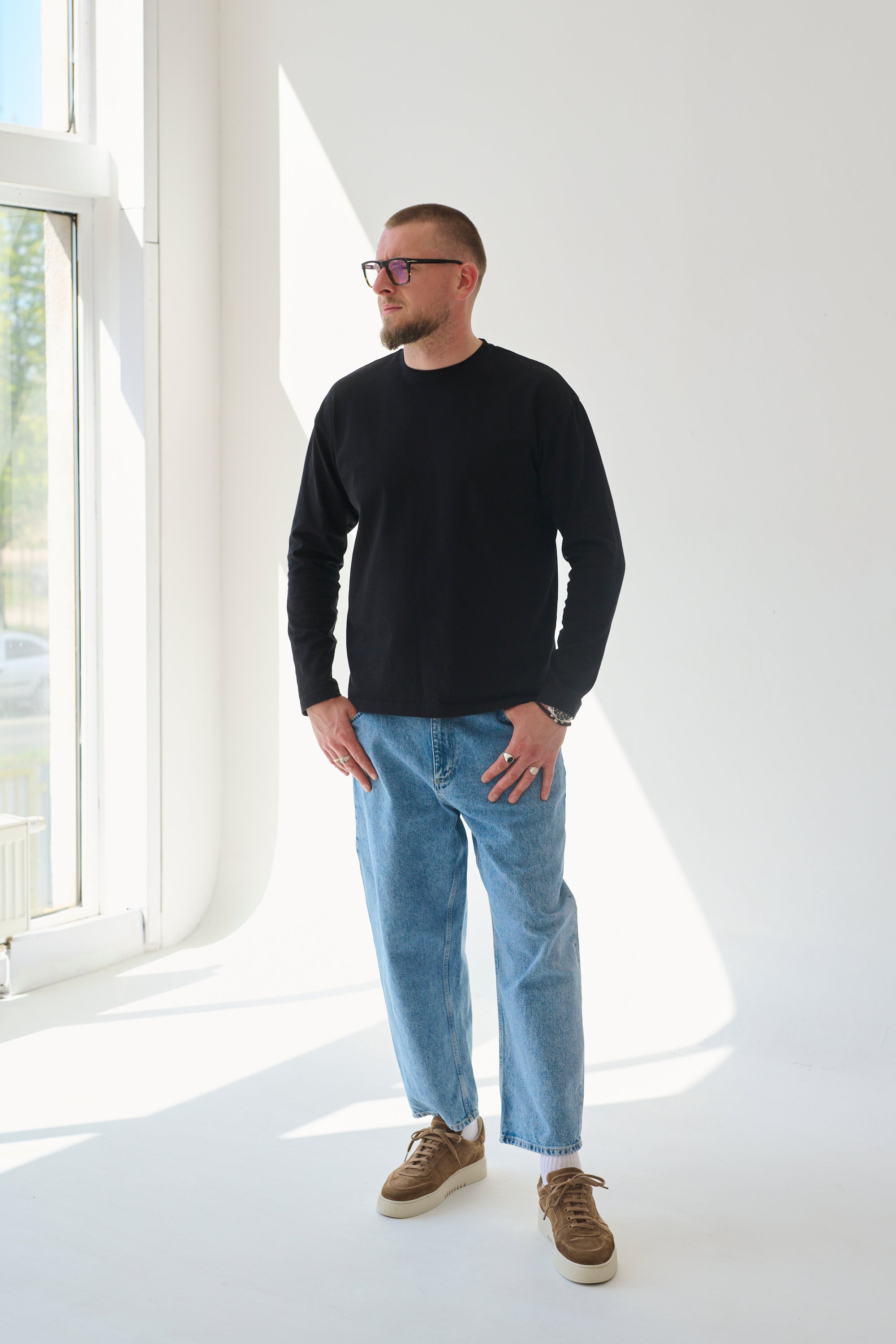 Longsleeve NICO NEGRO