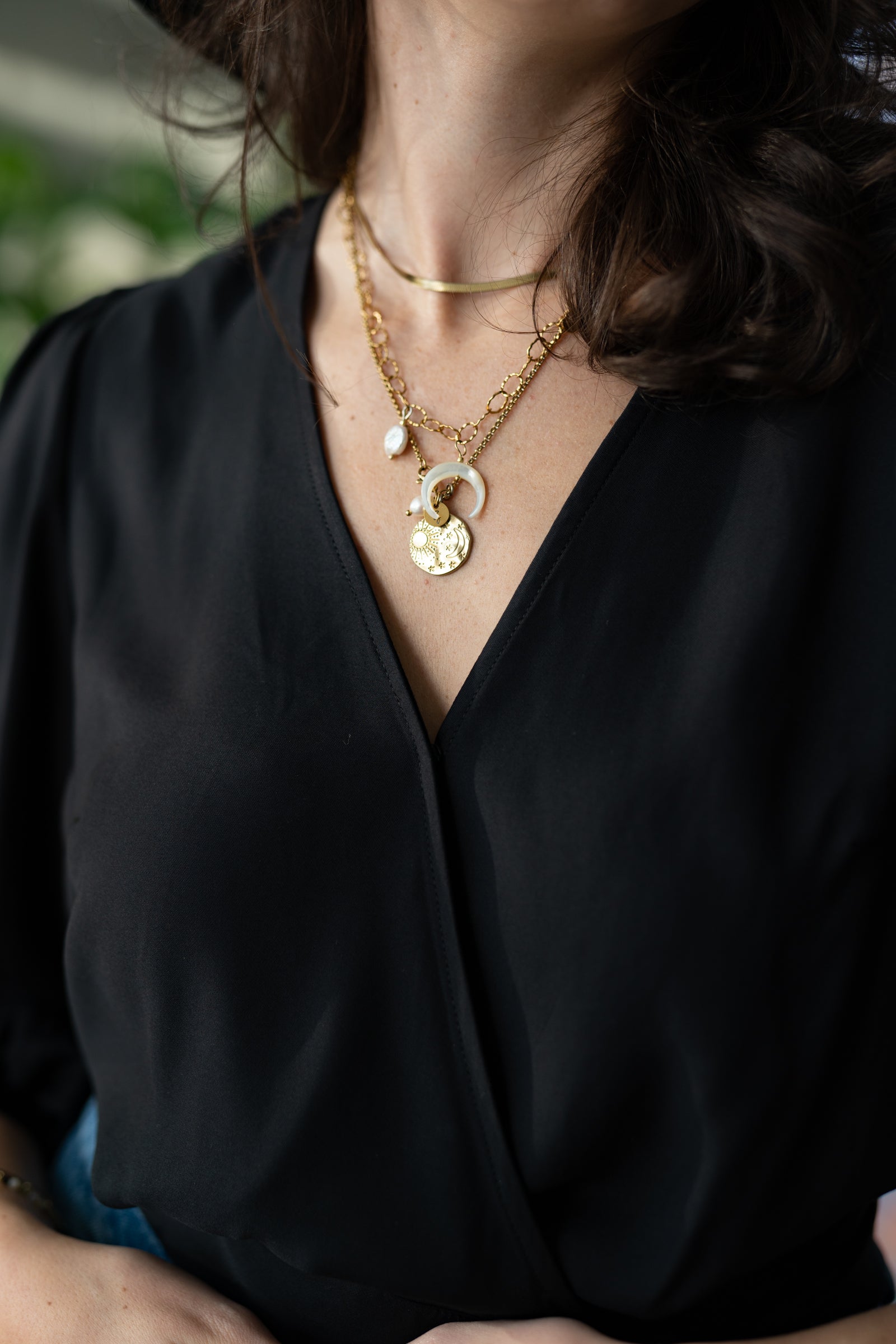 Bluzka kopertowa MERIDA NEGRA