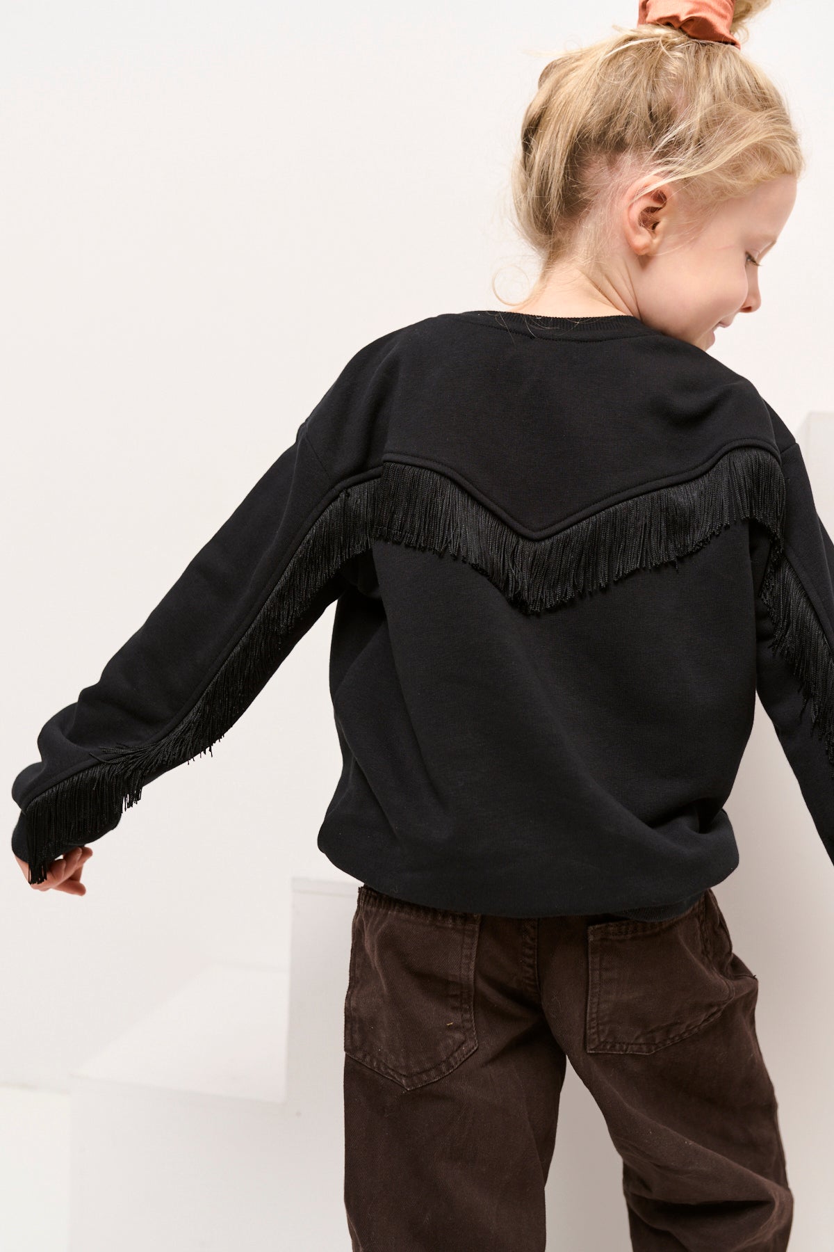 Bluza dziecięca z frędzlami ANDALUCIA NEGRA