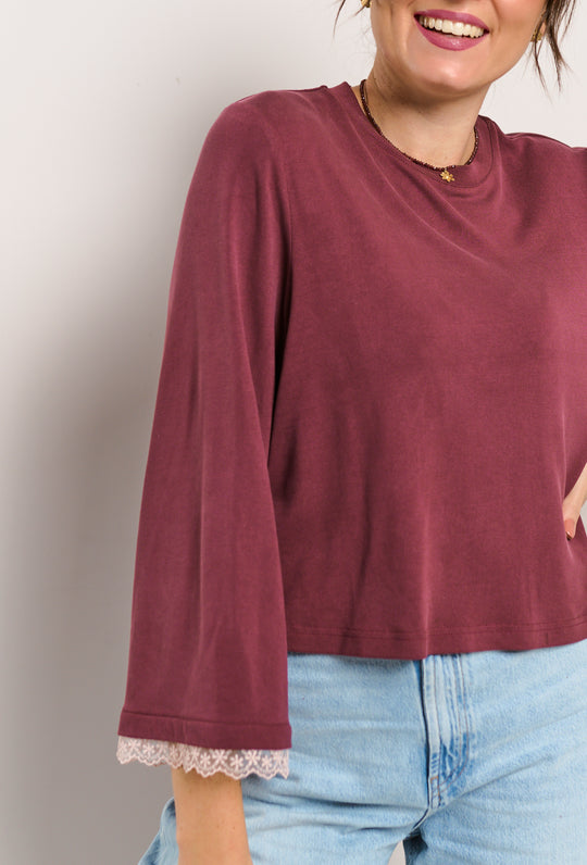 Sweterek PILAR REMOLACHA