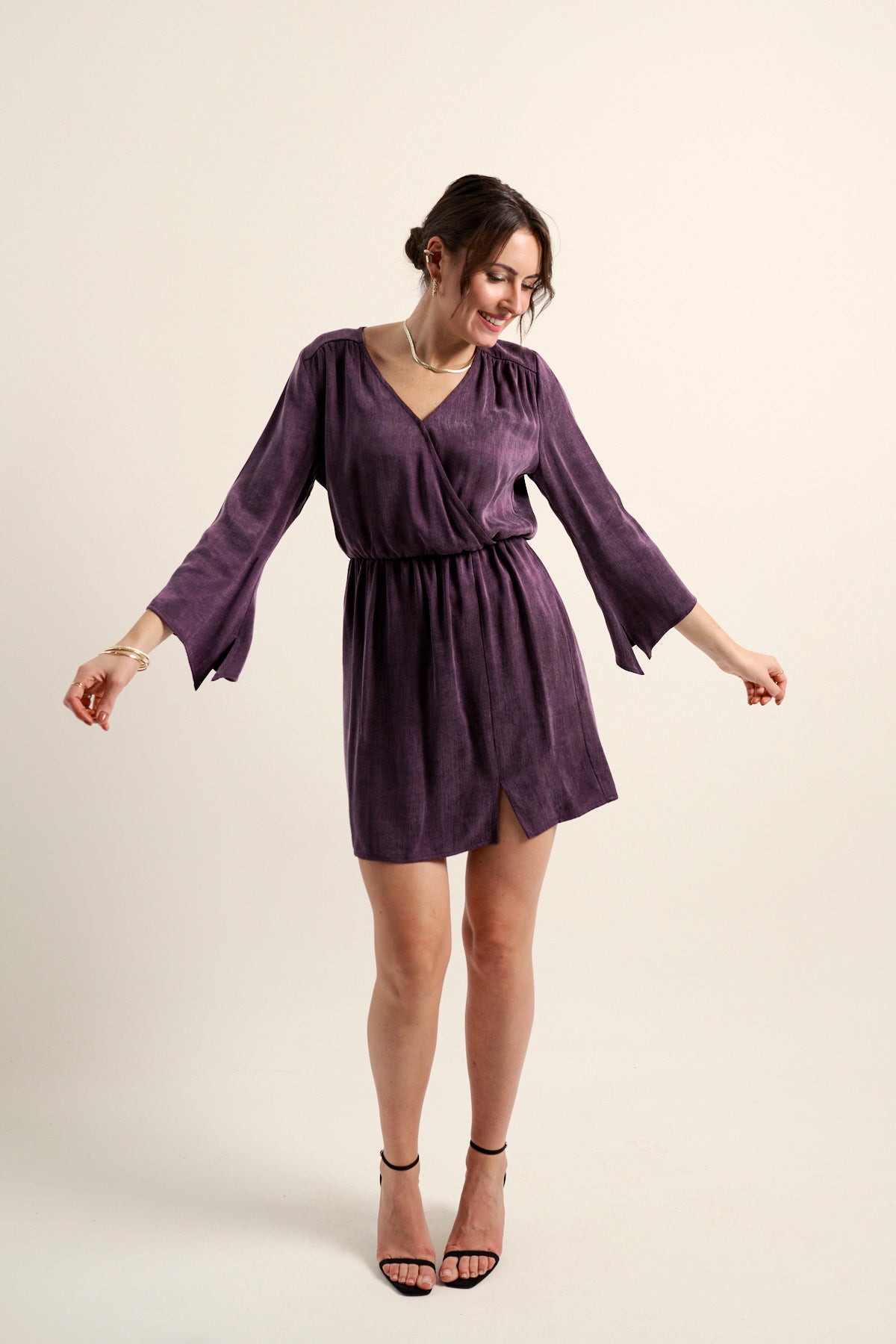 Sukienka  LETA PURPURA