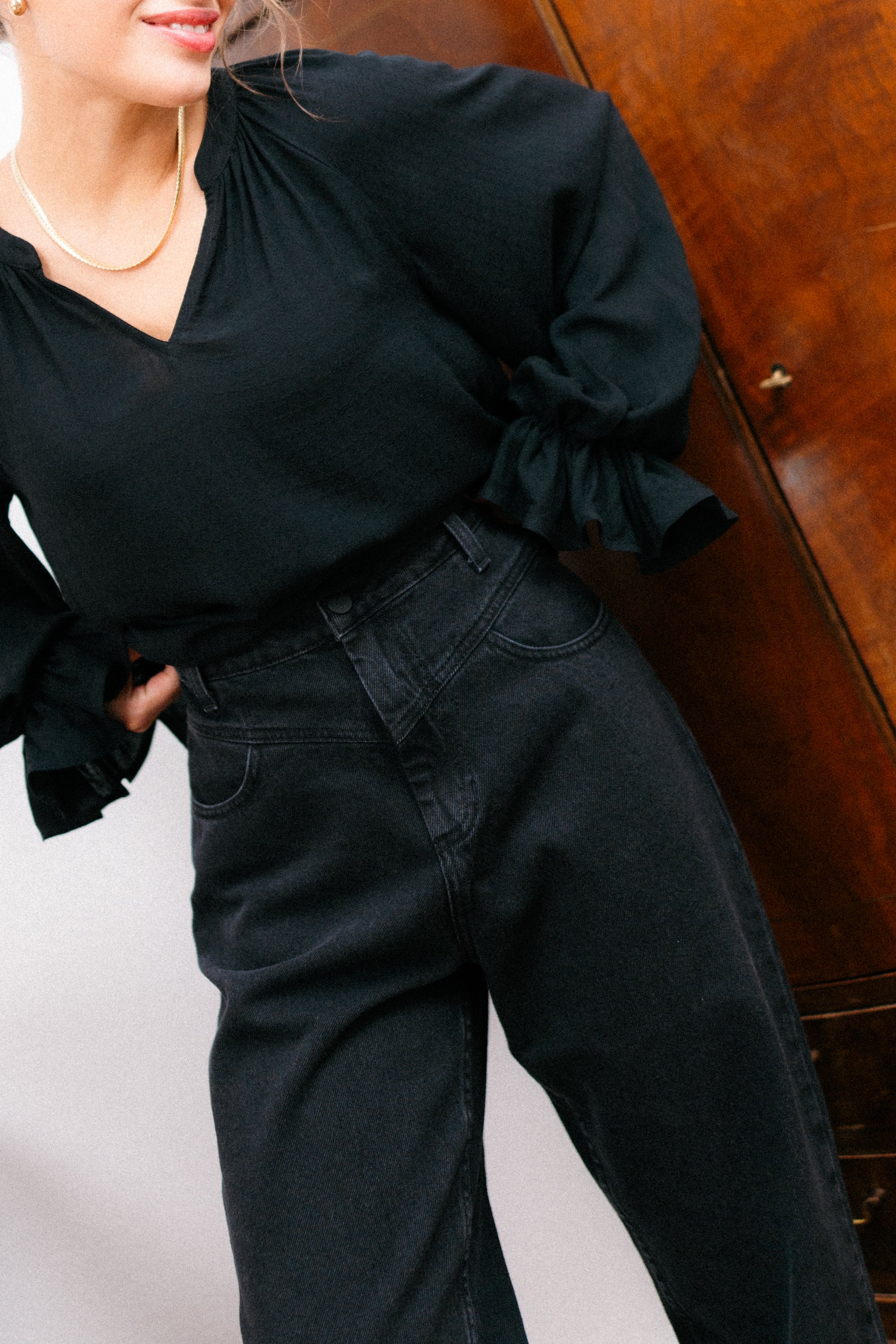 Spodnie JEANS CALPE NEGRO