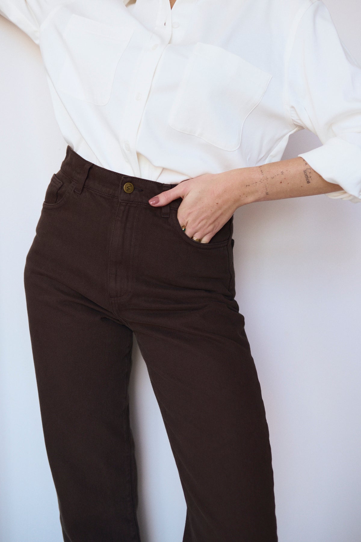 Spodnie JEANS CHOCOLATE CON NATA