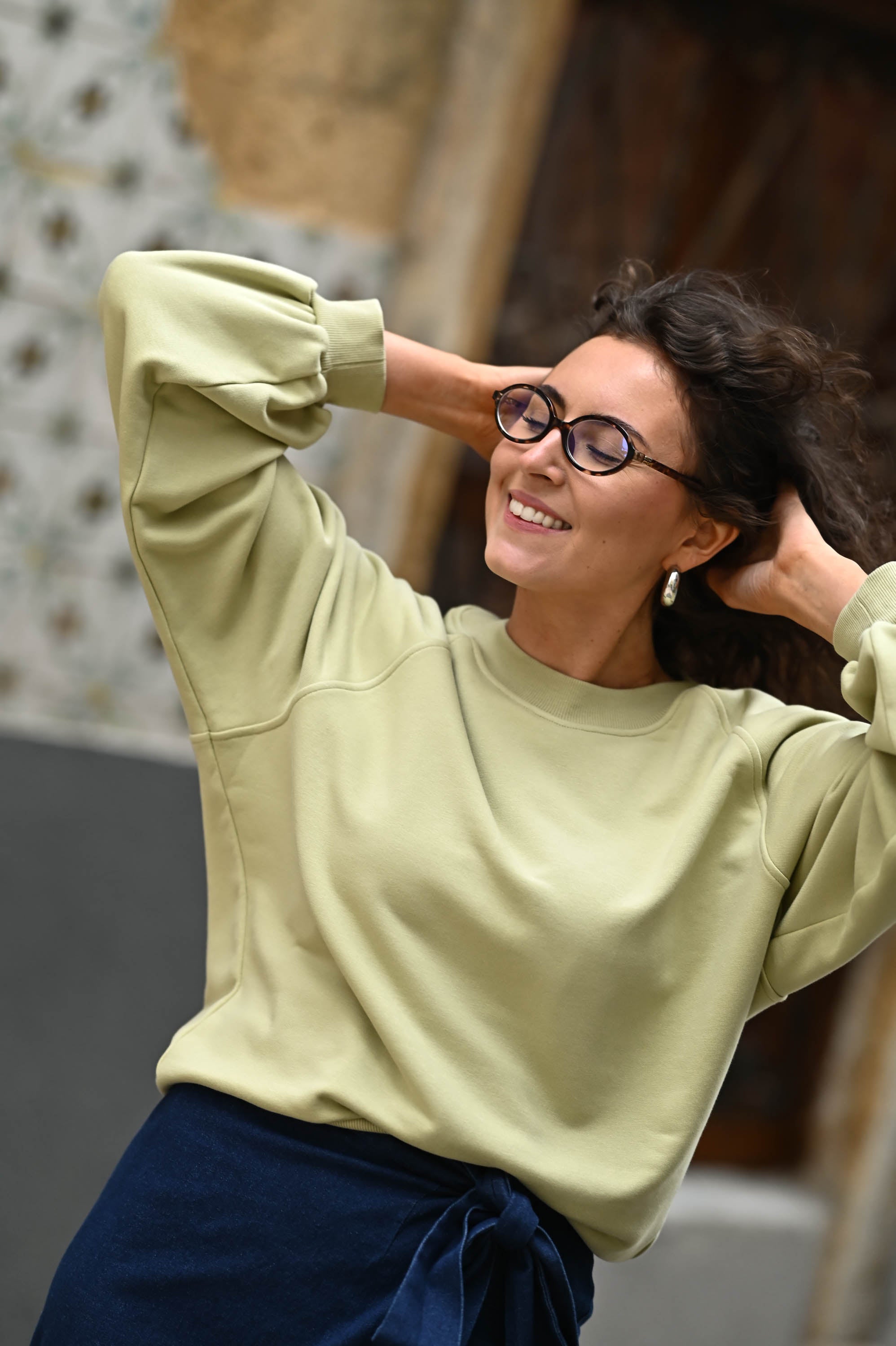 Bluza dresowa NOIA PISTACHO