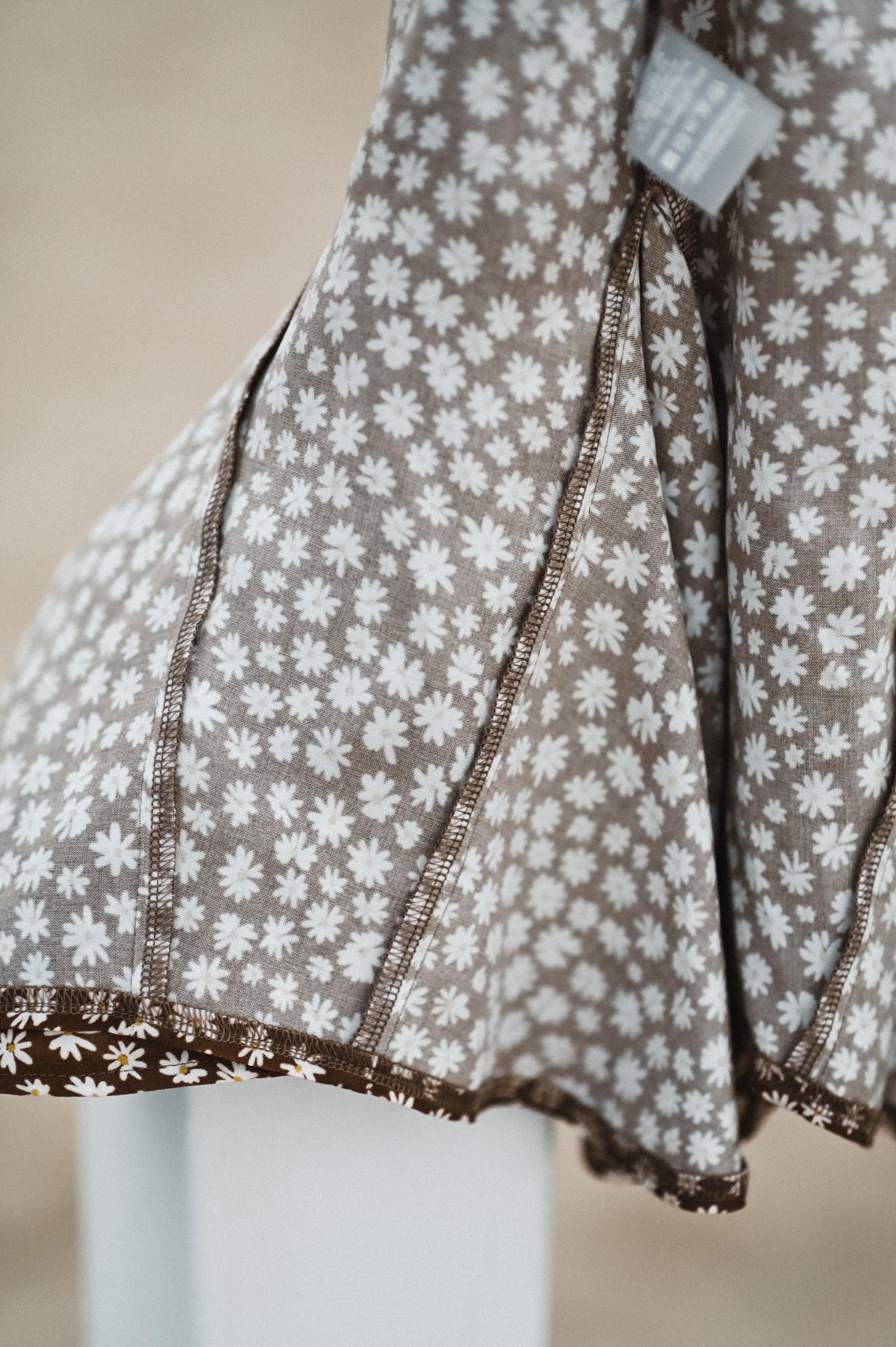 Spódnica GODETY MOSTAZA