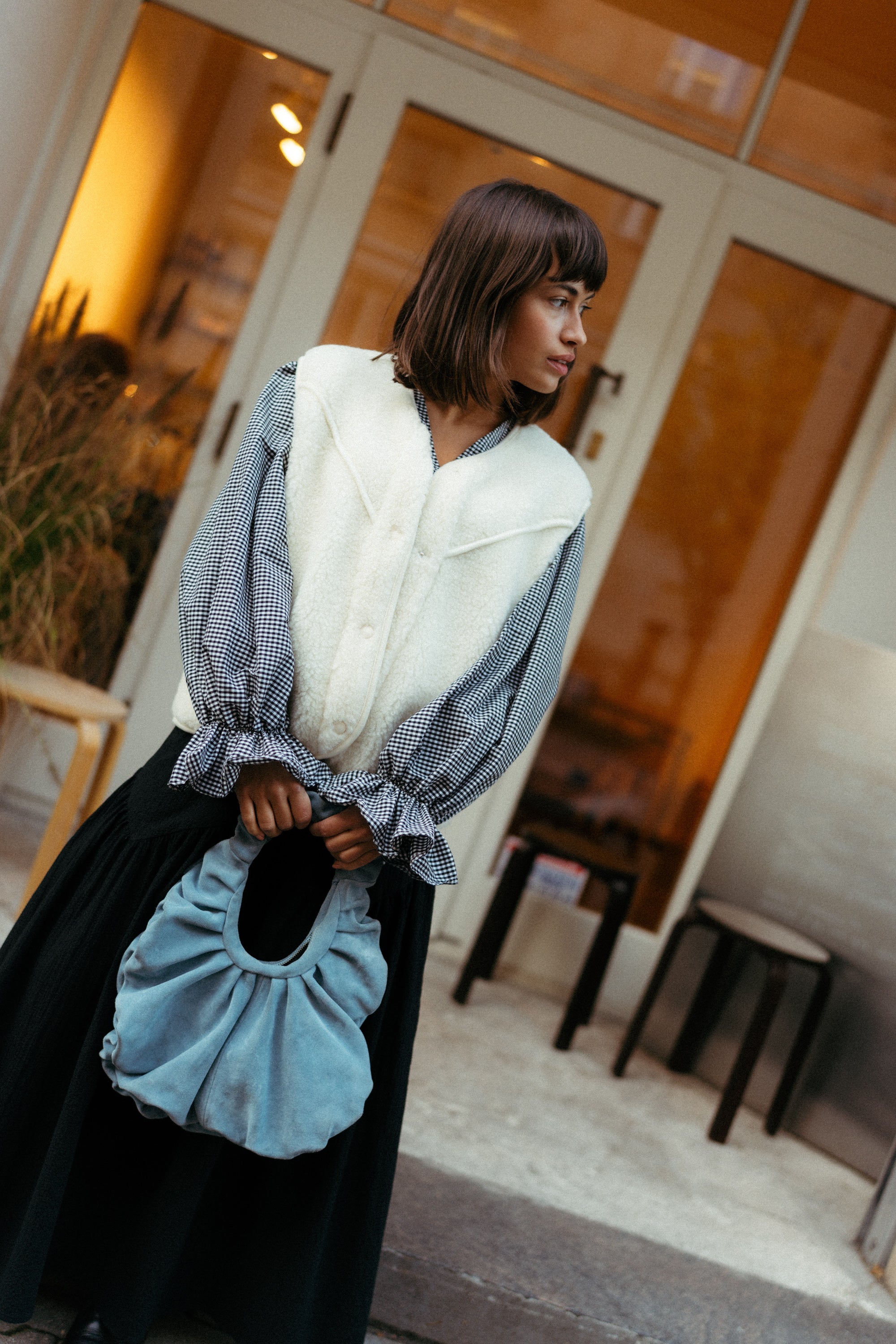 Kamizelka MERINO ZULI & ALWERO CREMA