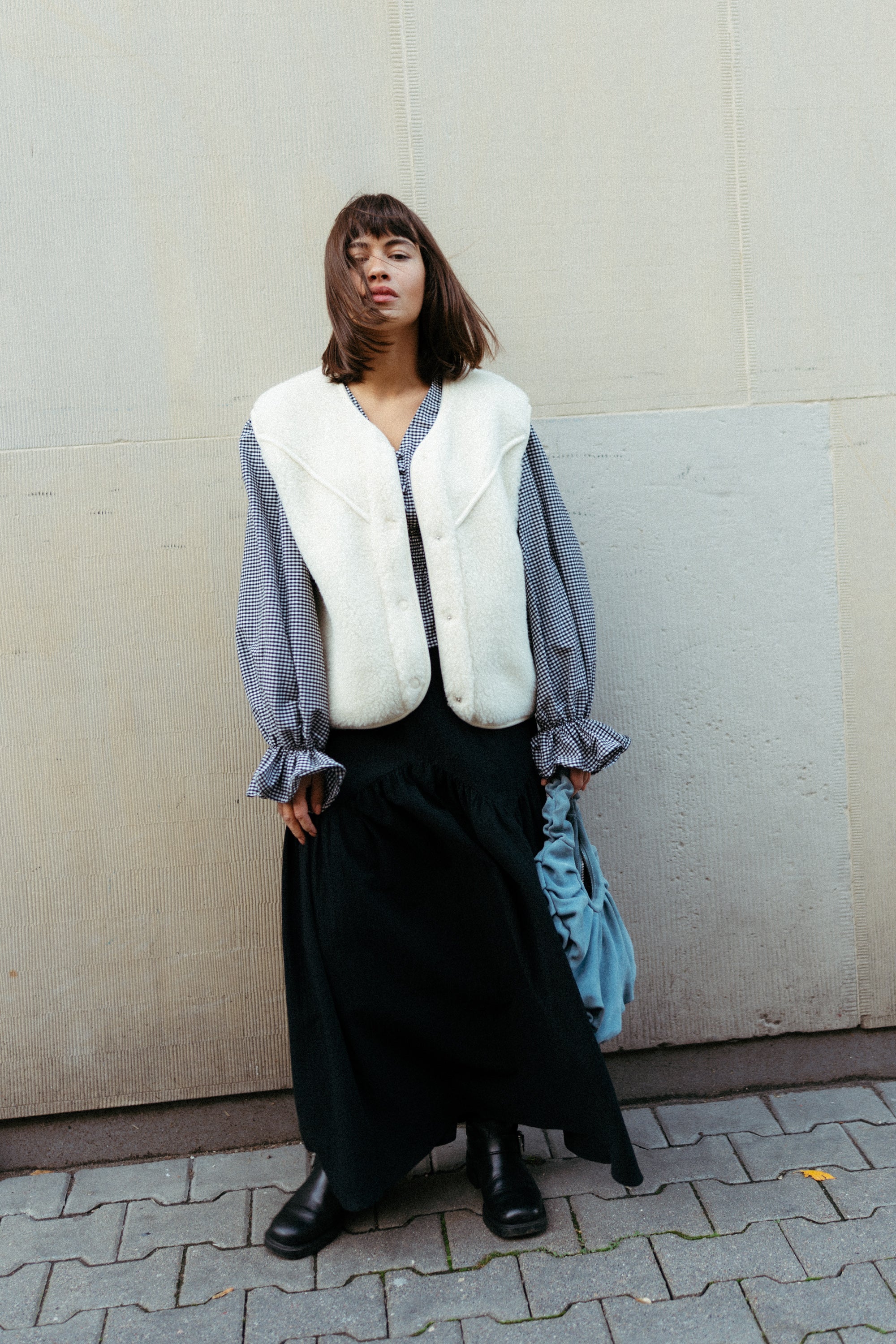 Kamizelka MERINO ZULI & ALWERO CREMA