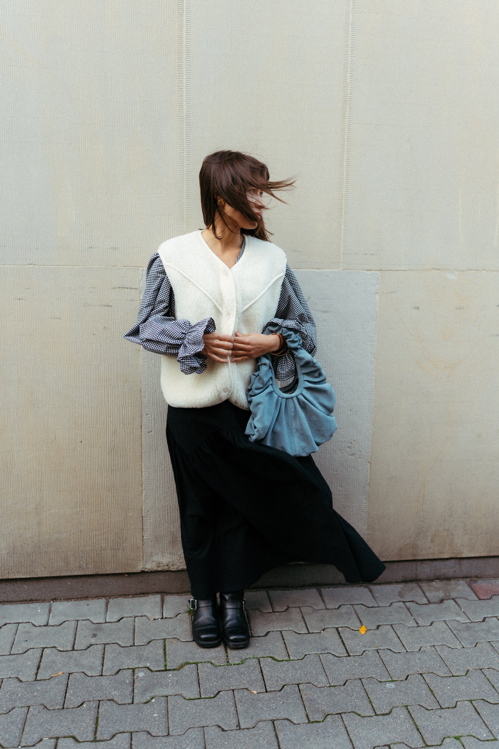 Kamizelka MERINO ZULI & ALWERO CREMA