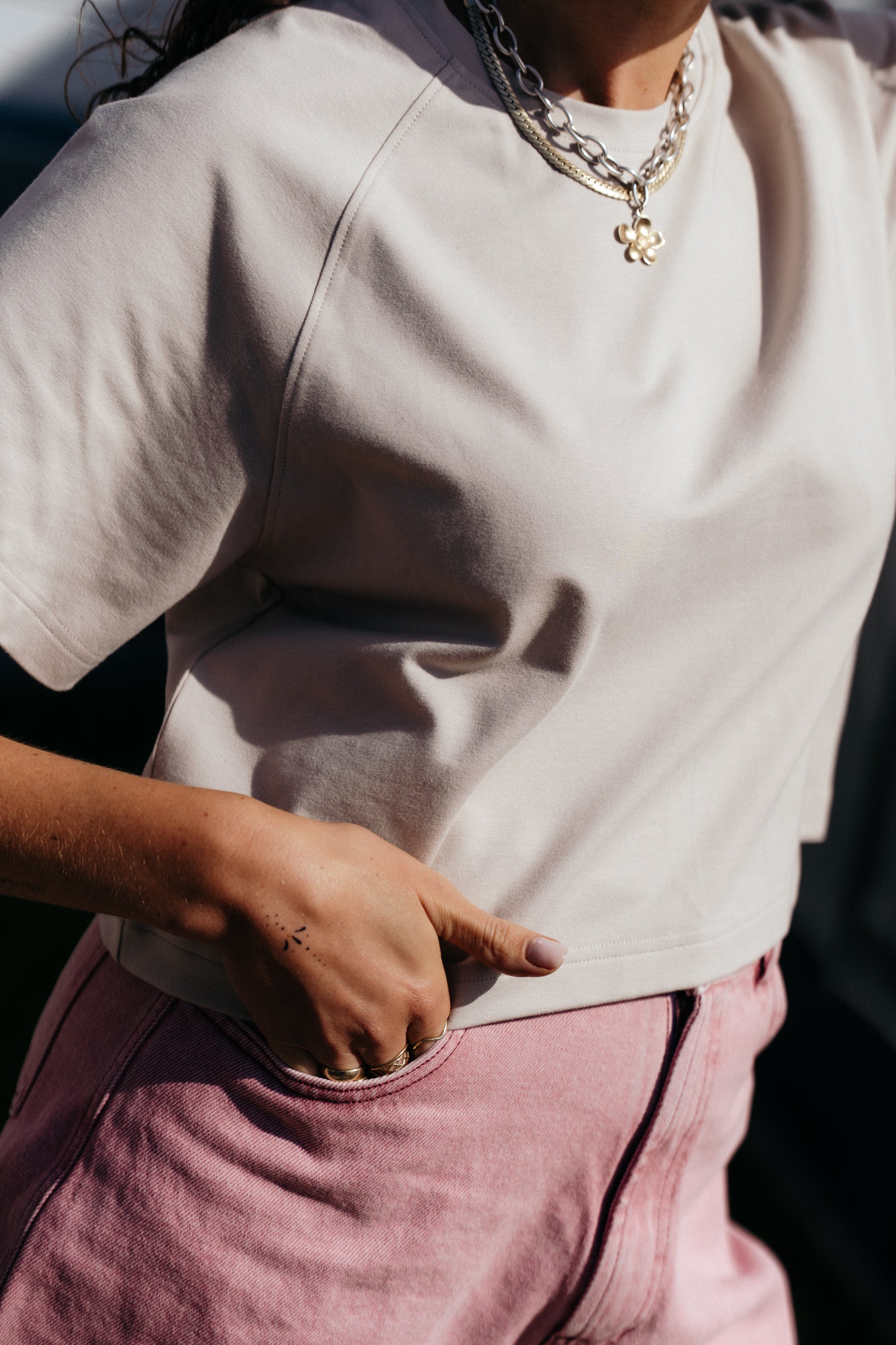 T-shirt SINES TAUPE