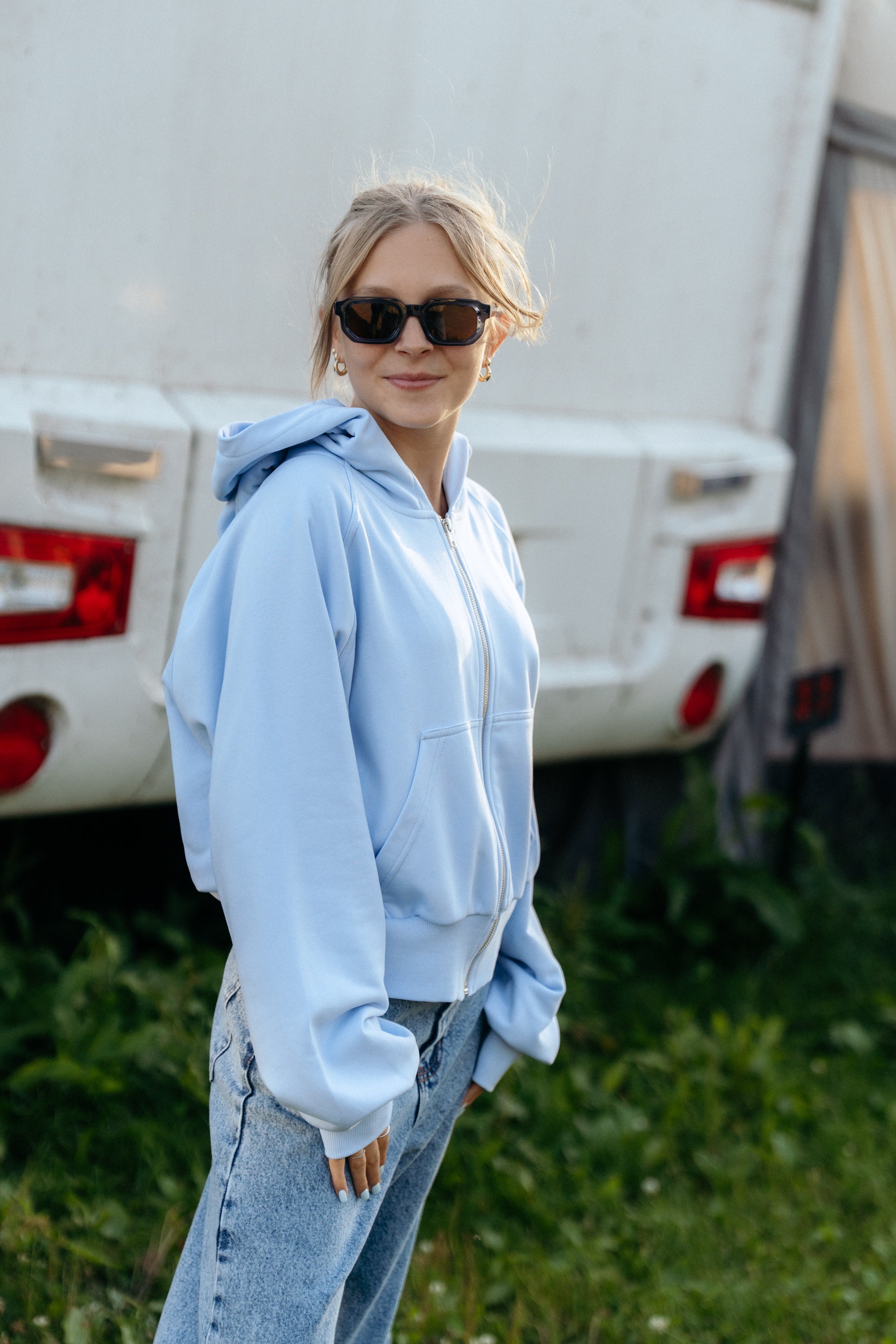 Bluza z kapturem CAPUCHA AZUL