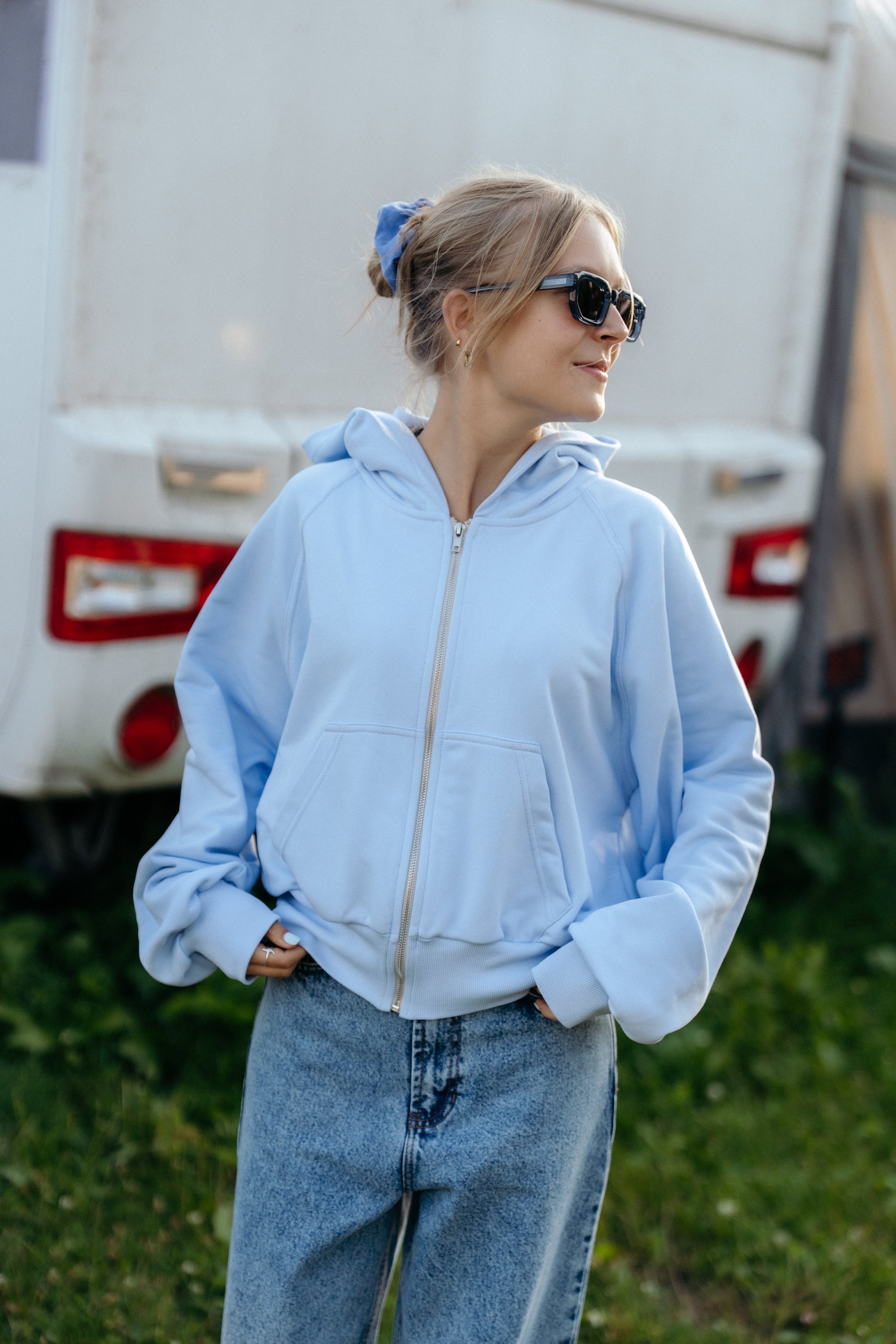 Bluza z kapturem CAPUCHA AZUL