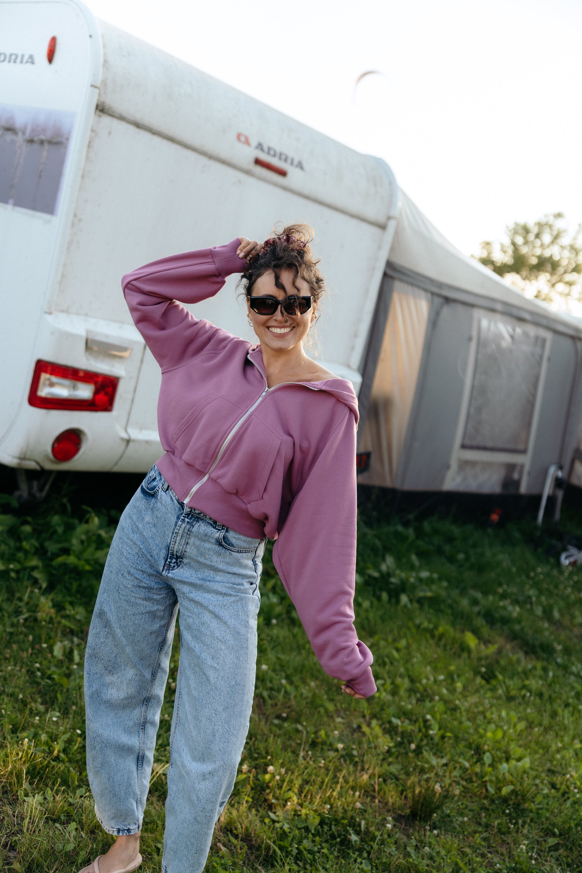 Bluza z kapturem CAPUCHA MORADO