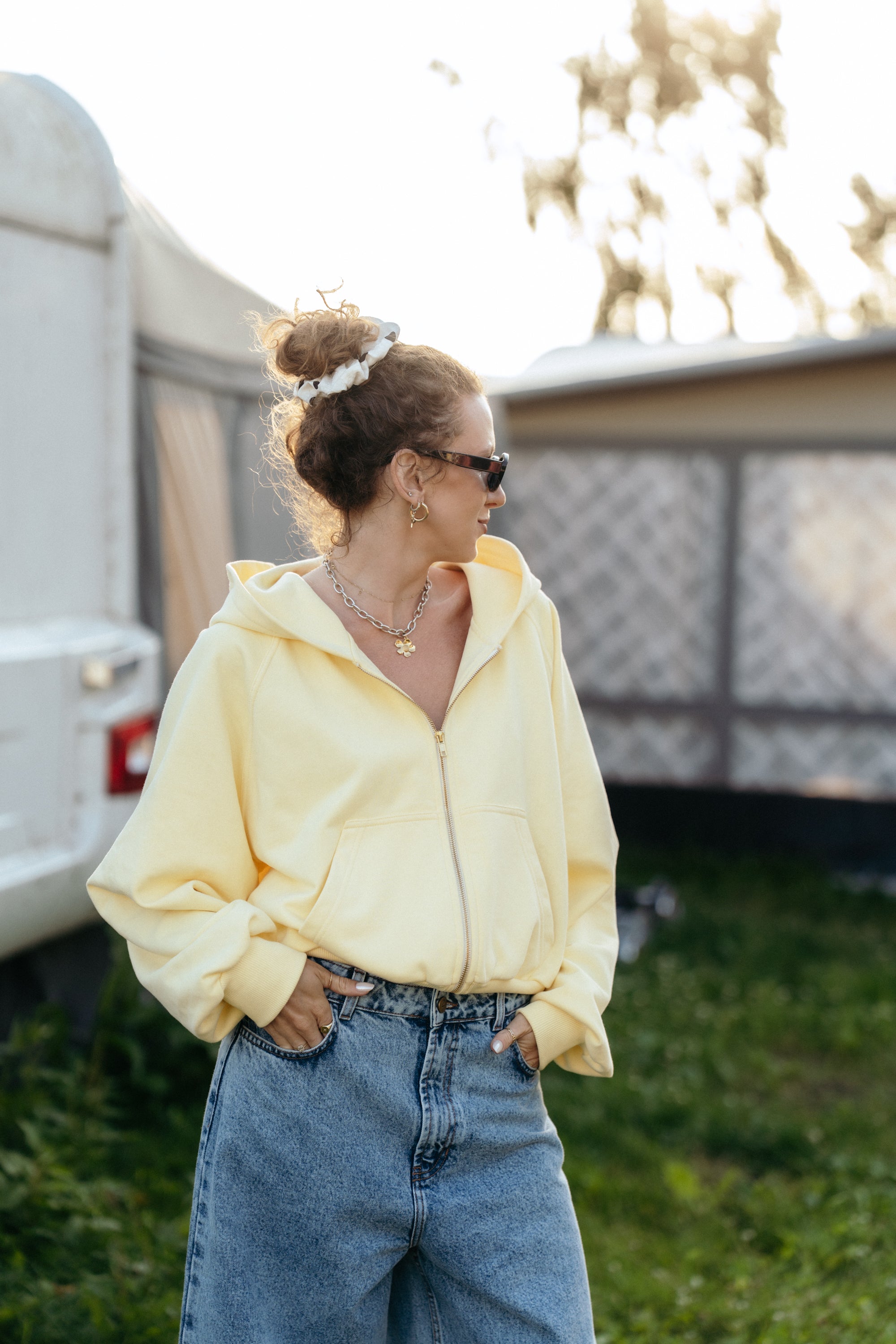 Bluza z kapturem CAPUCHA AMARILLO