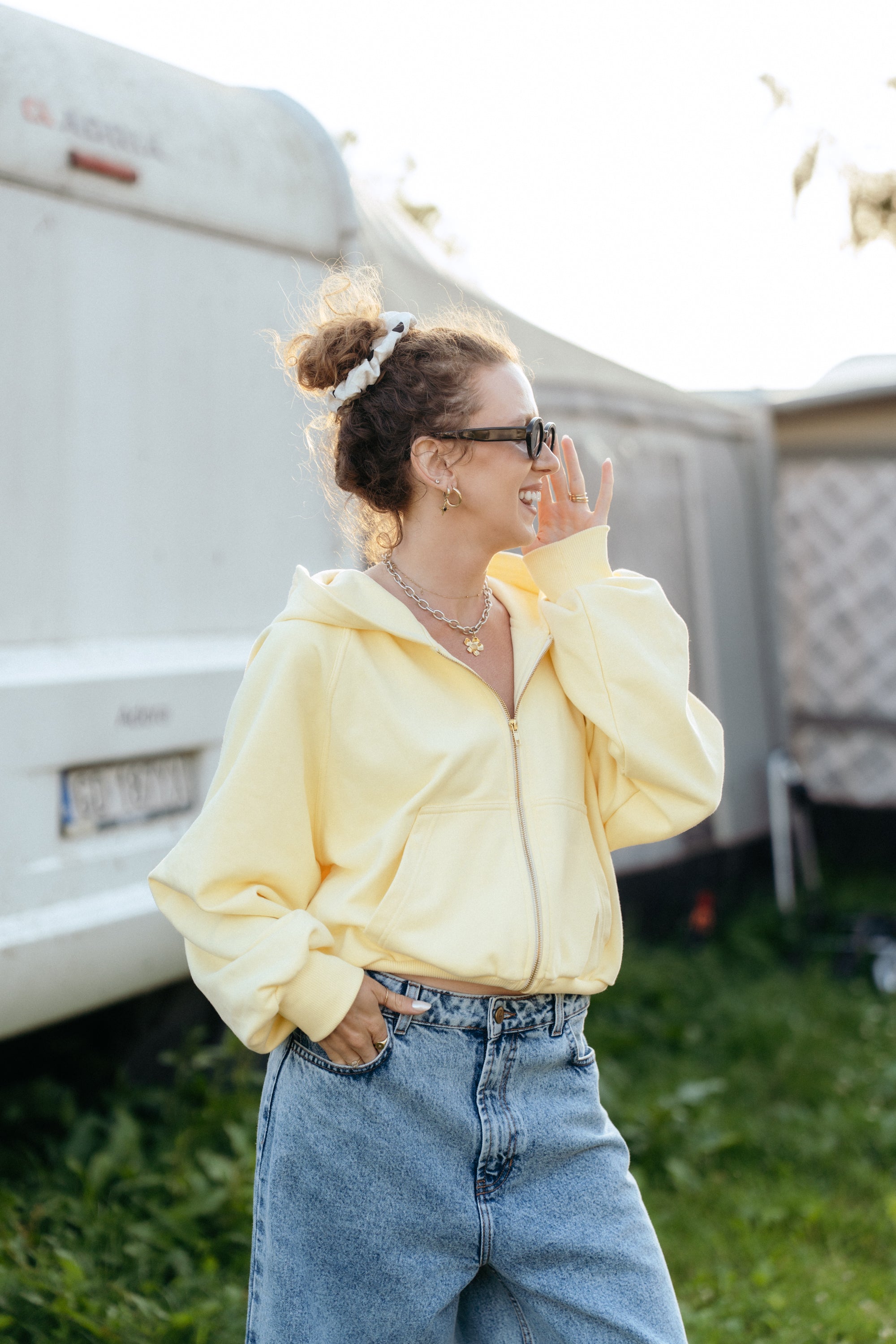 Bluza z kapturem CAPUCHA AMARILLO
