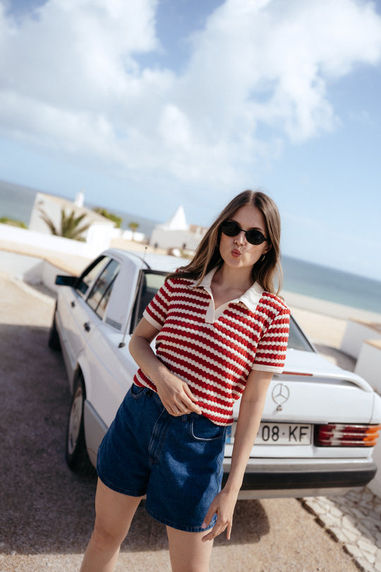 Bluzka swetrowa POLO ROJO