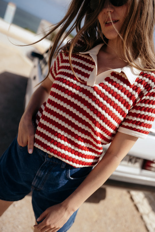 Bluzka swetrowa POLO ROJO