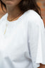 Biały damski T-shirt REGLAN BLANCA