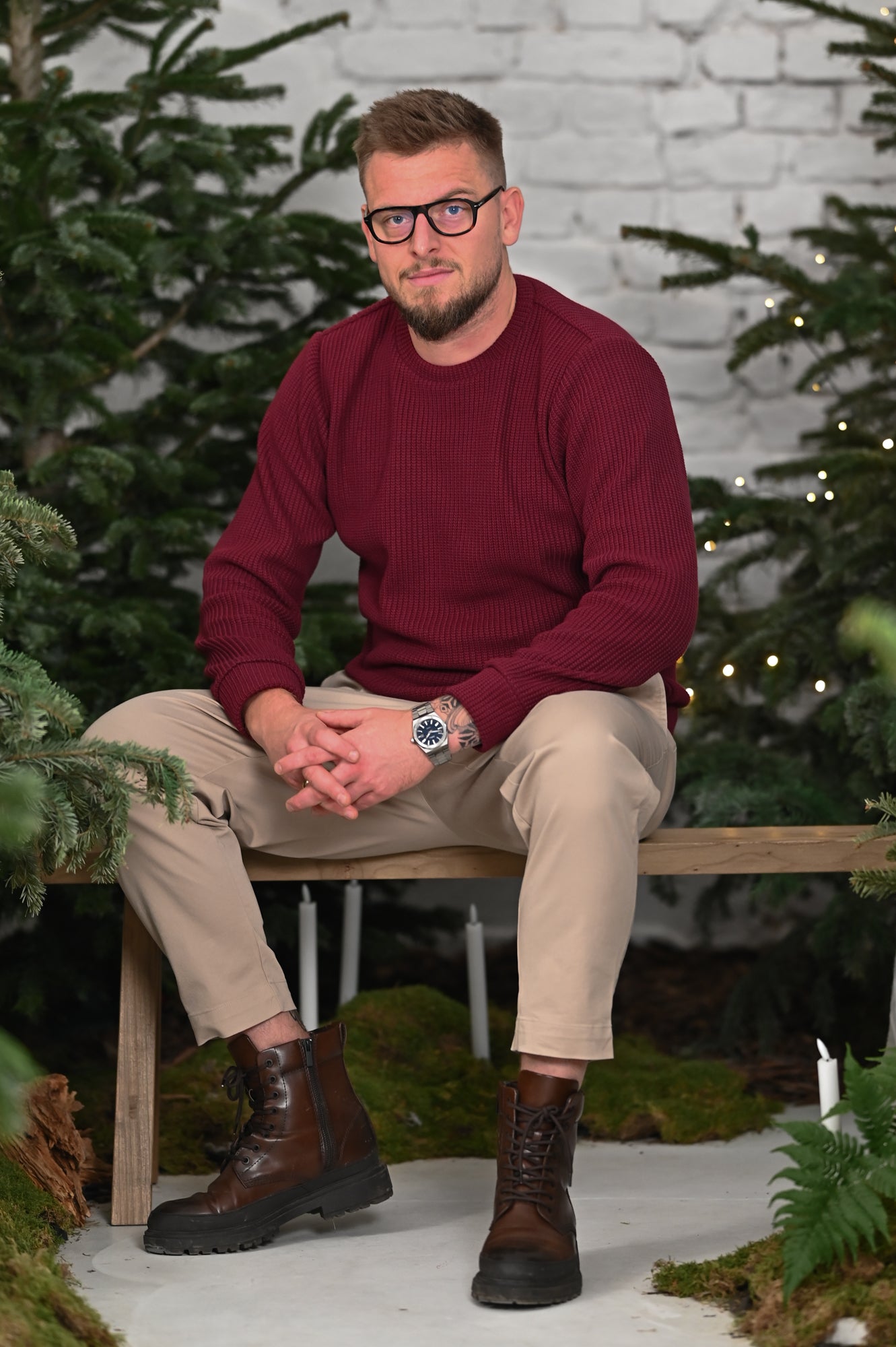 Sweter VICTOR BURGUND