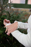 Gładka biała bluzka longsleeve z długim rękawem VALGA CREMA