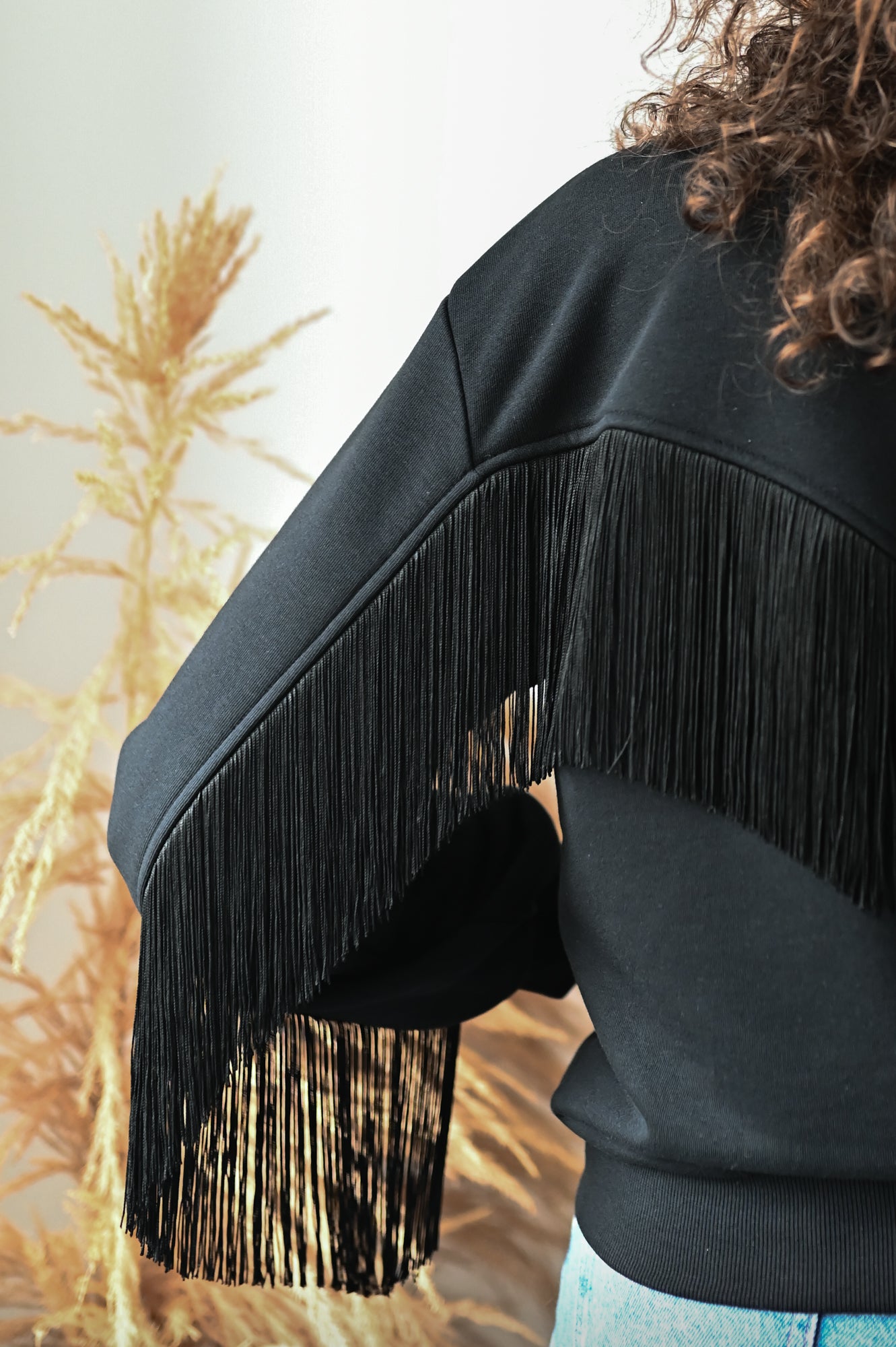 Bluza z frędzlami ANDALUCIA NEGRA
