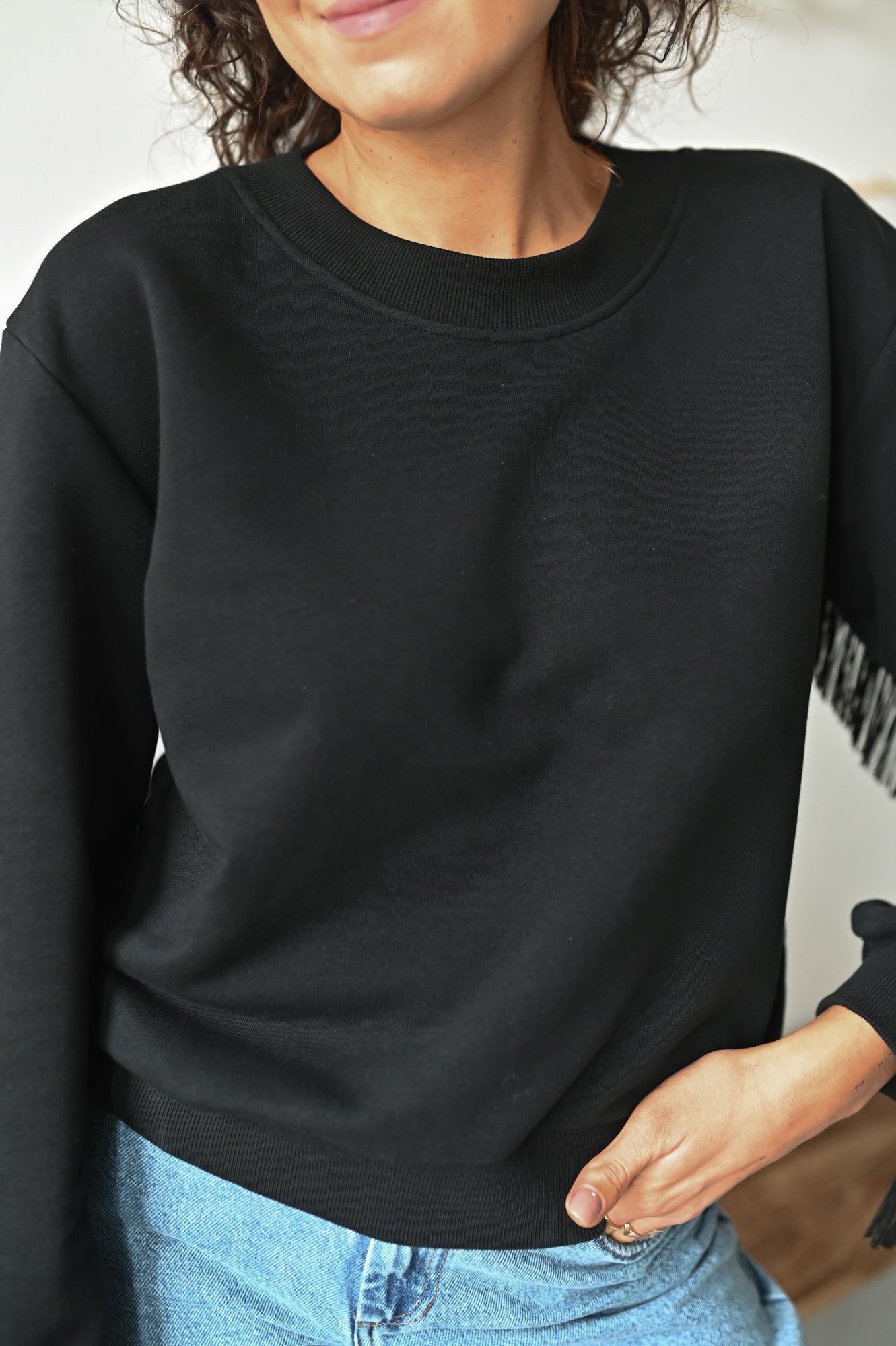 Bluza z frędzlami ANDALUCIA NEGRA