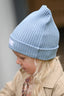 błękitna dziecięca czapka bawełniana Coruña  - AZUL