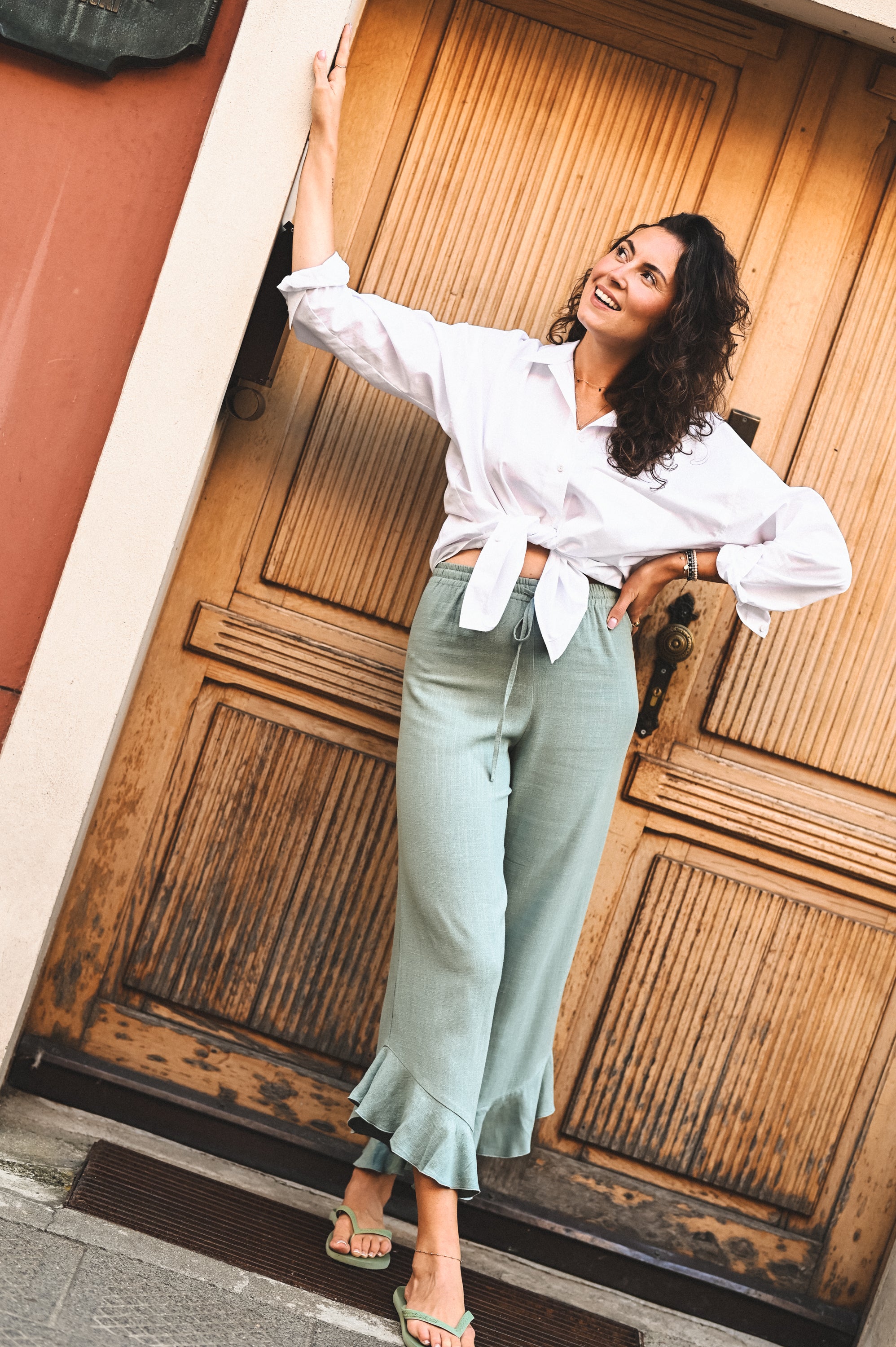 Spodnie PANTALONES MENTA