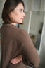 Brązowa koszula damska wiskozowa z długim rękawem SUSANA CHOCOLATE