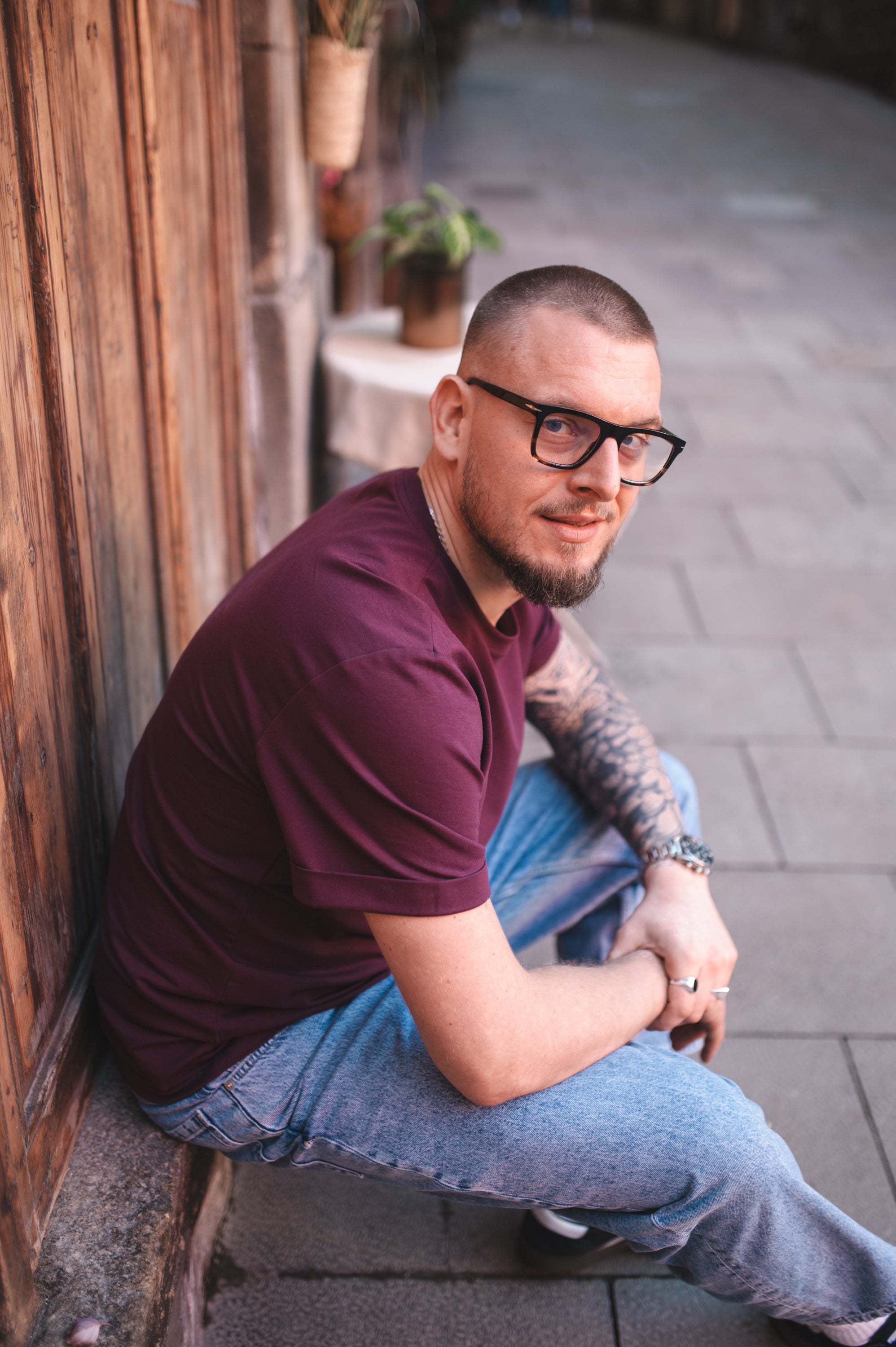 T-shirt LUCAS MORADO