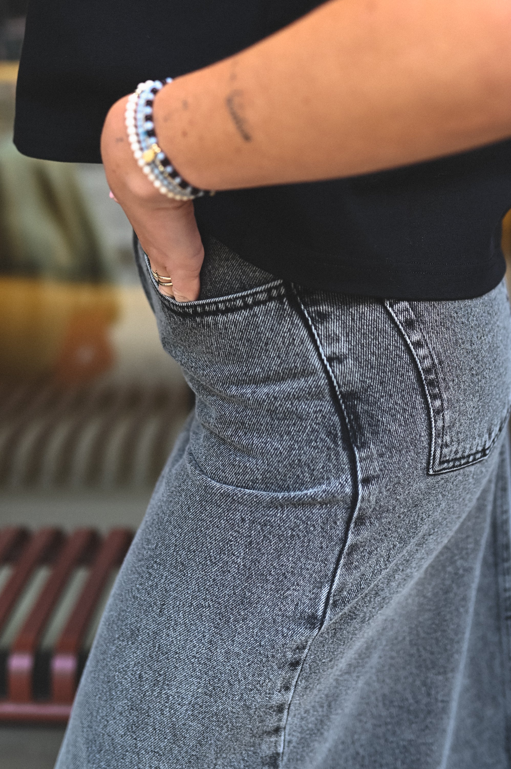 Spódnica JEANS VINTAGE NEGRO