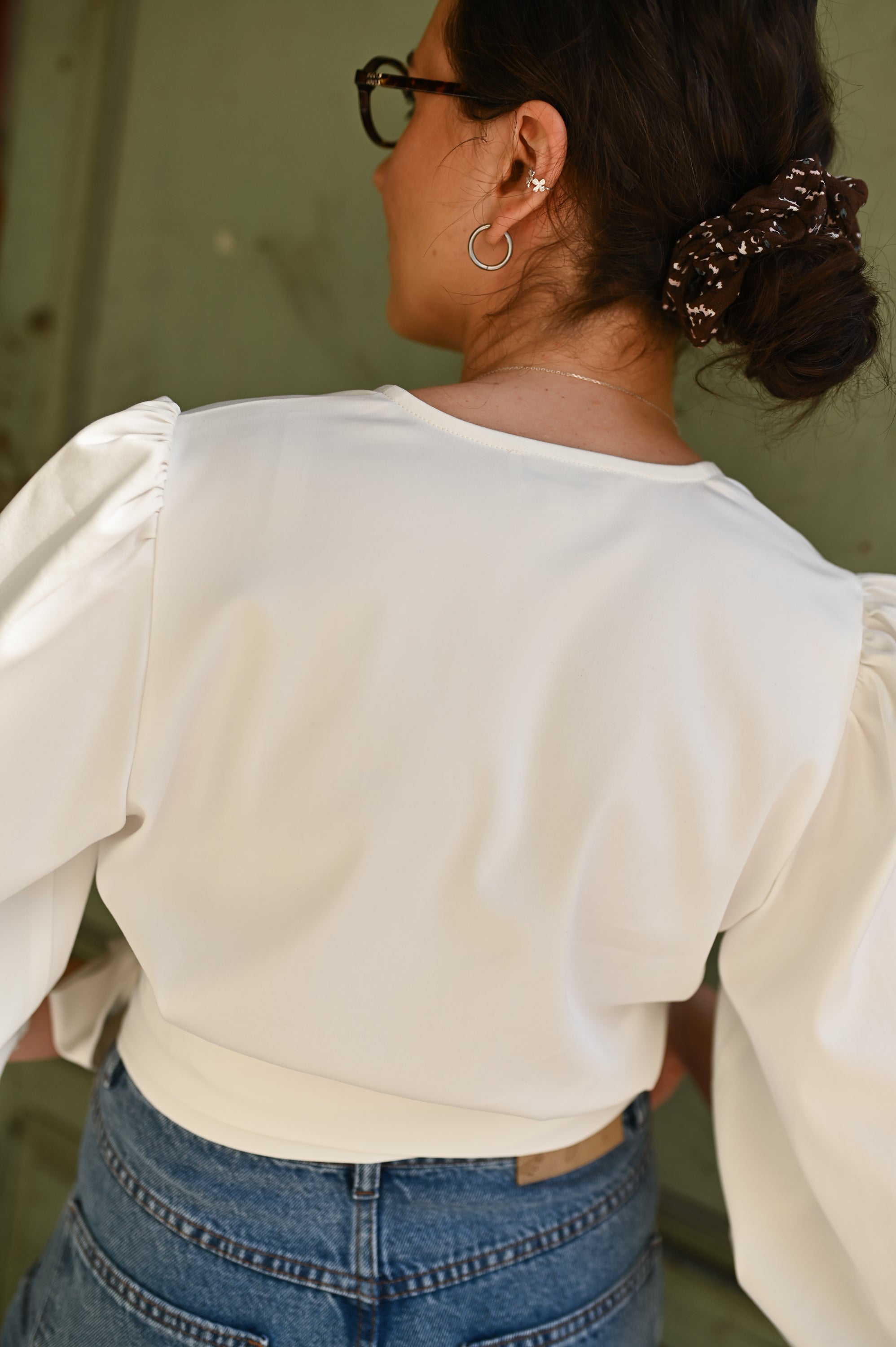 Bluzka kopertowa MERIDA BLANCA