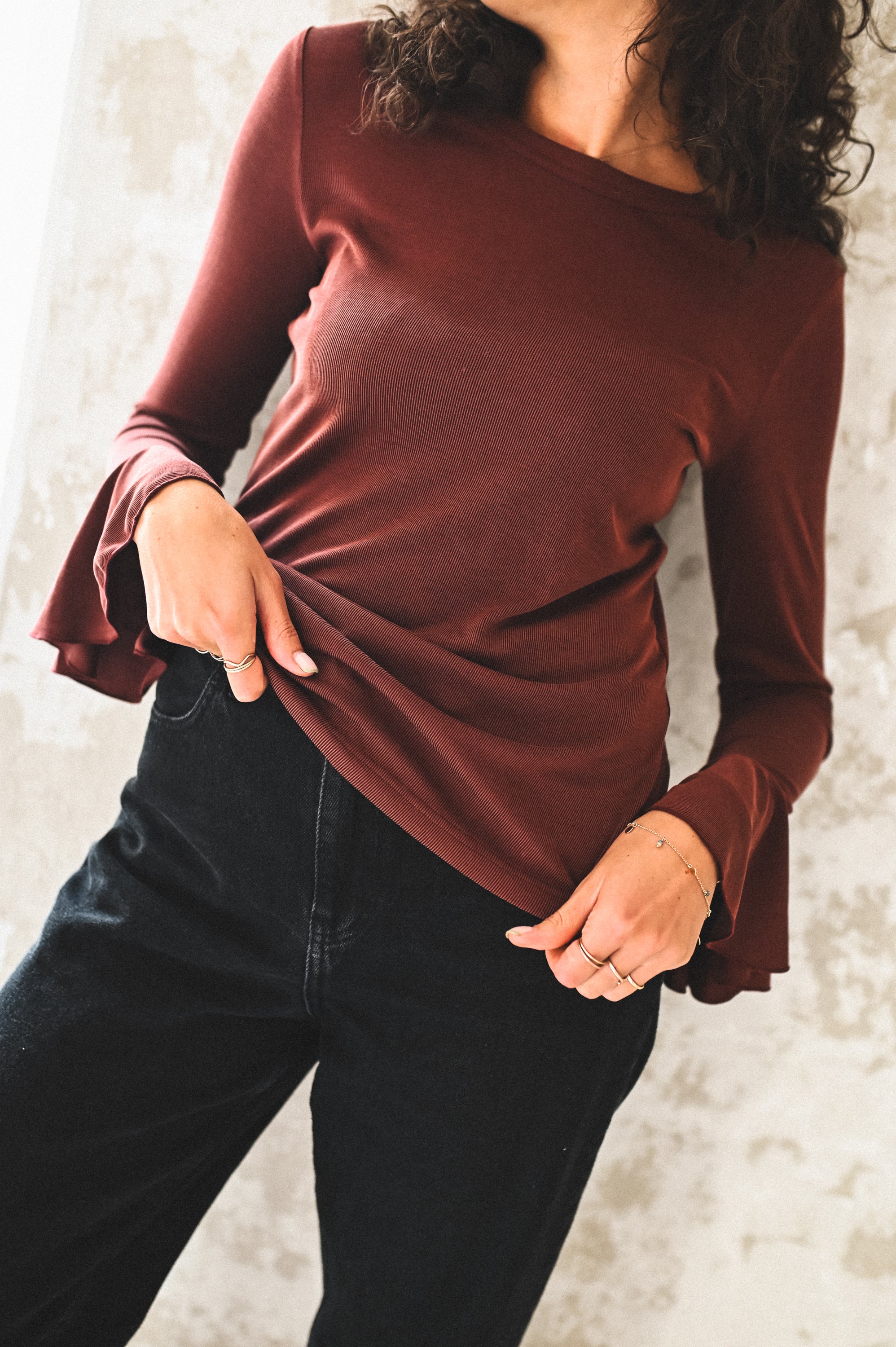 Longsleeve SANTANA BORGOÑA