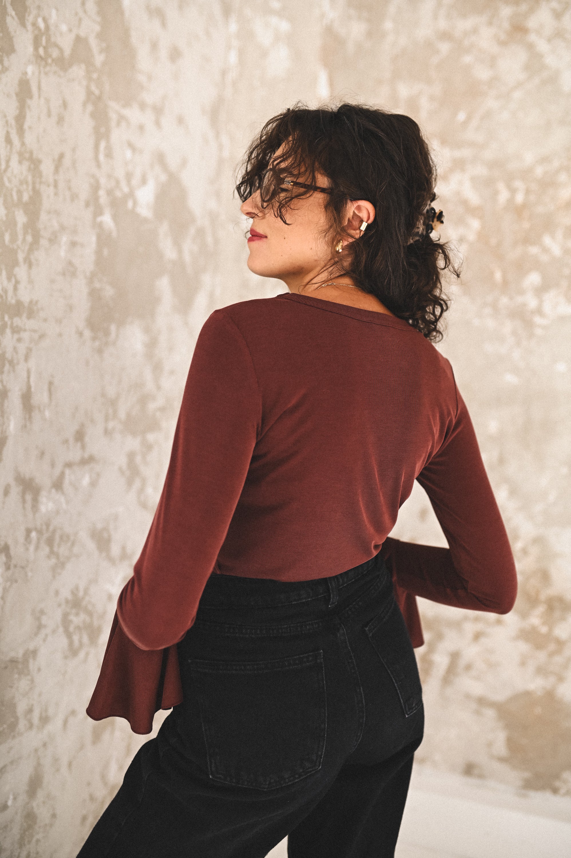 Longsleeve SANTANA BORGOÑA