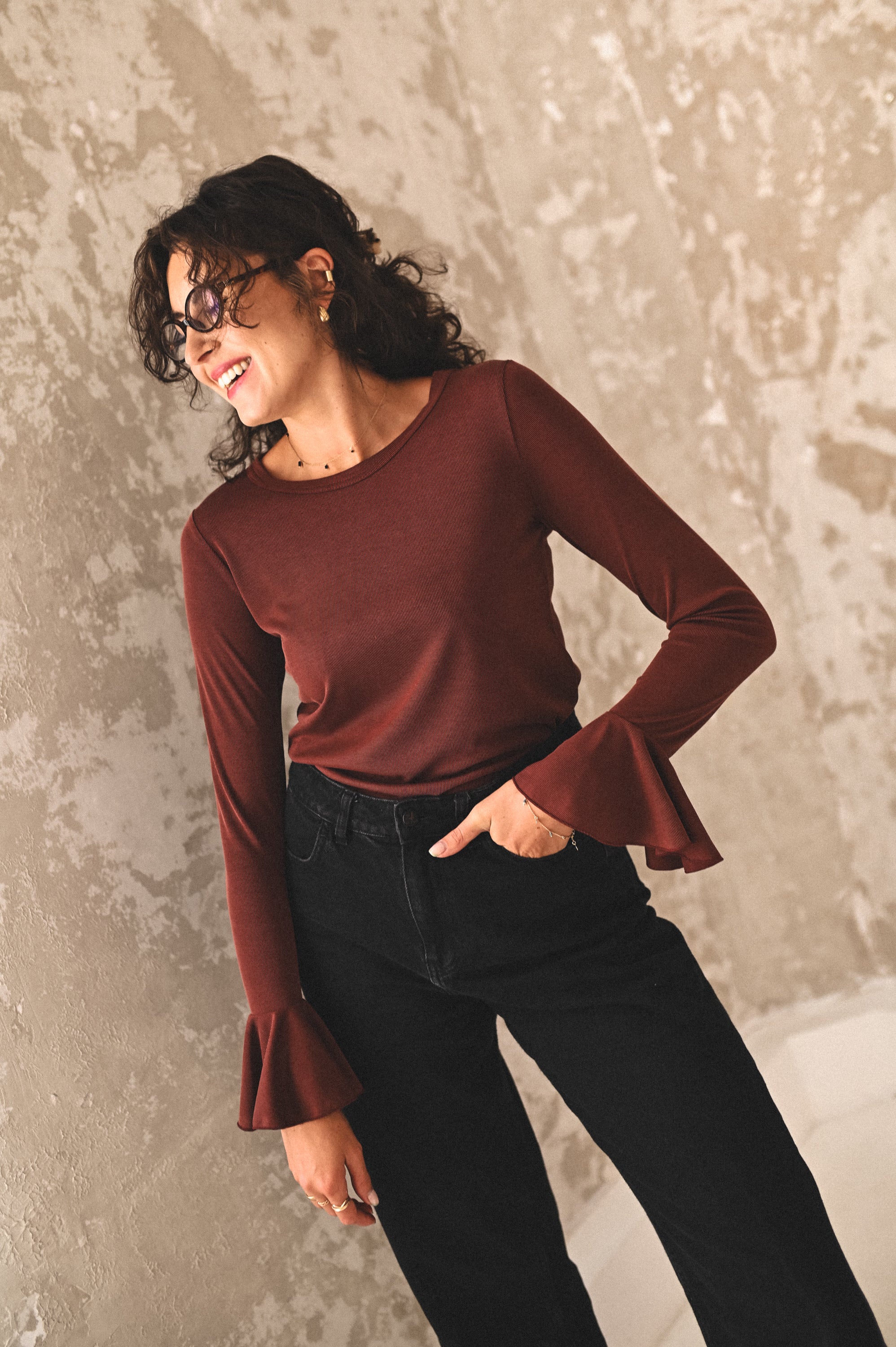 Longsleeve SANTANA BORGOÑA