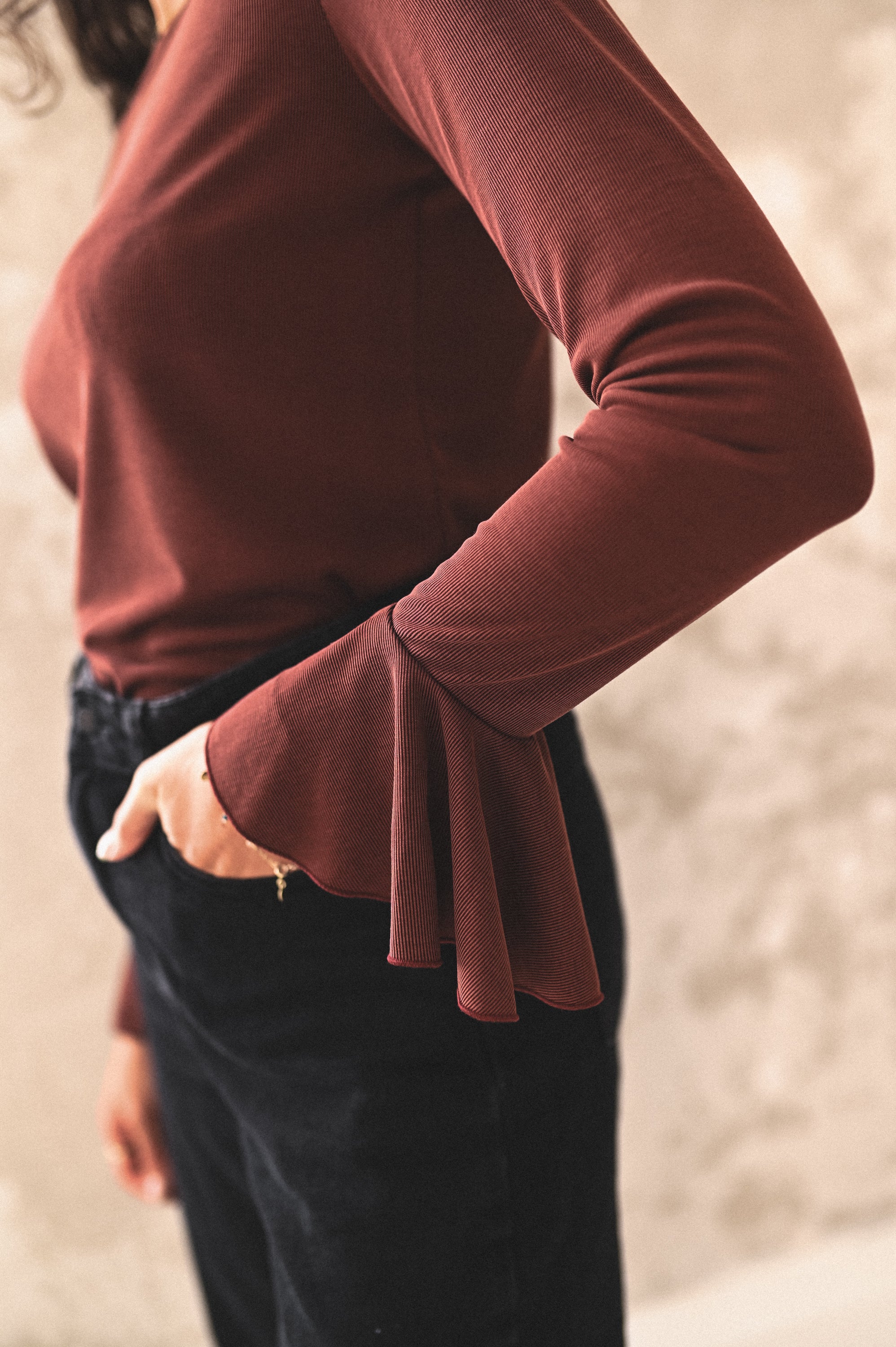 Longsleeve SANTANA BORGOÑA