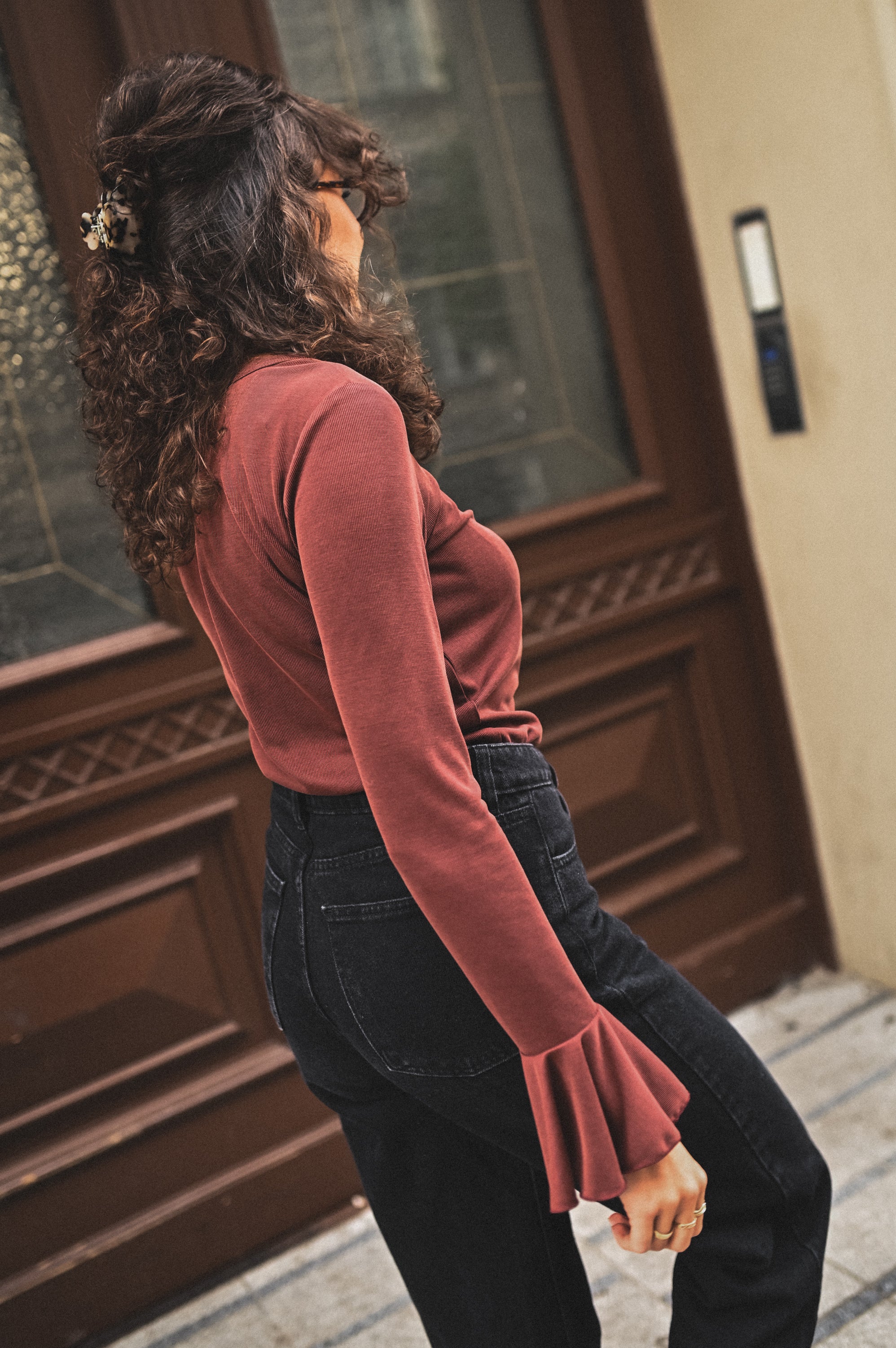 Longsleeve SANTANA BORGOÑA