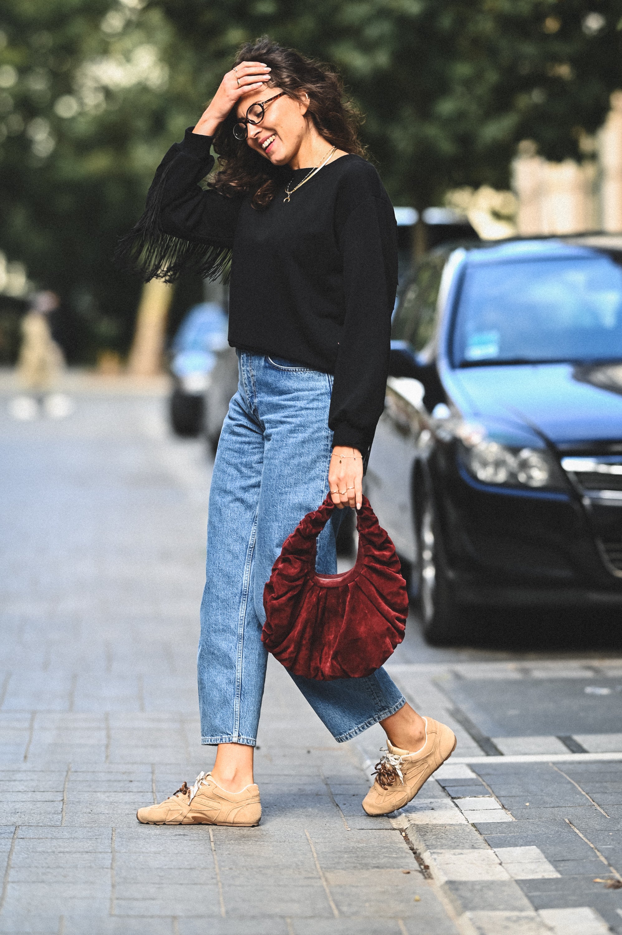 Bluza z frędzlami ANDALUCIA NEGRA