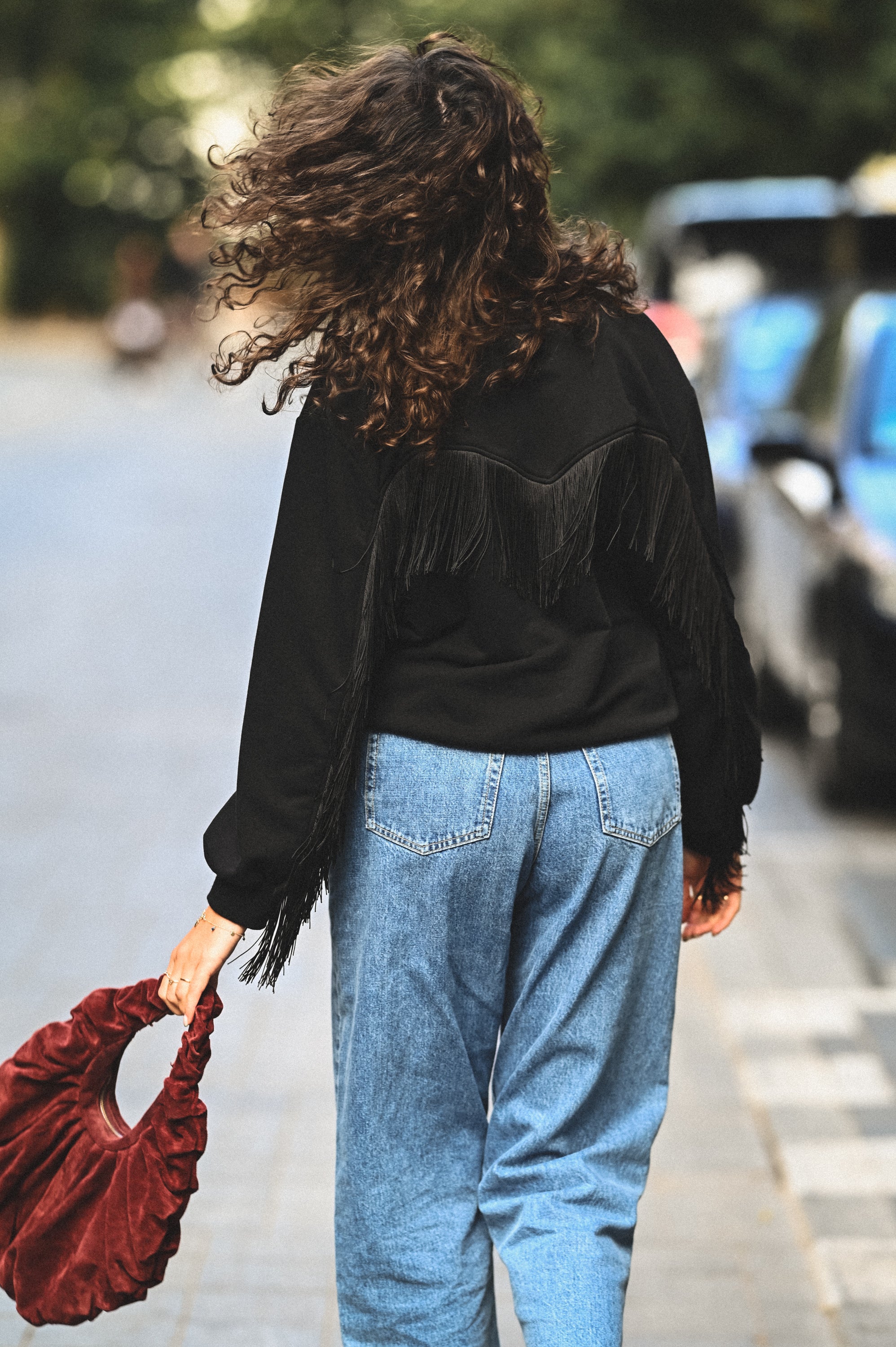 Bluza z frędzlami ANDALUCIA NEGRA