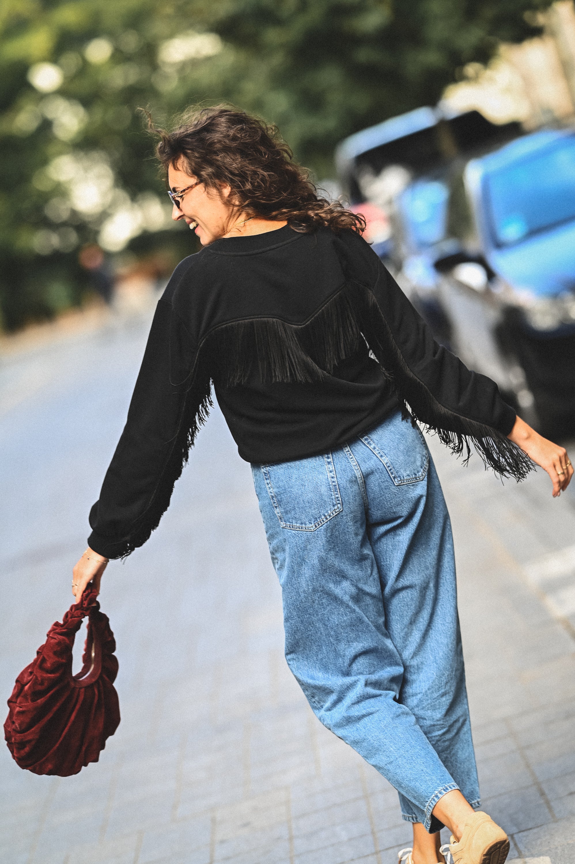 Bluza z frędzlami ANDALUCIA NEGRA