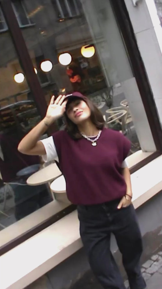 Kamizelka ARIANA BURGUND