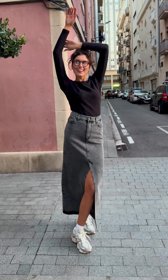 Spódnica JEANS VINTAGE NEGRO