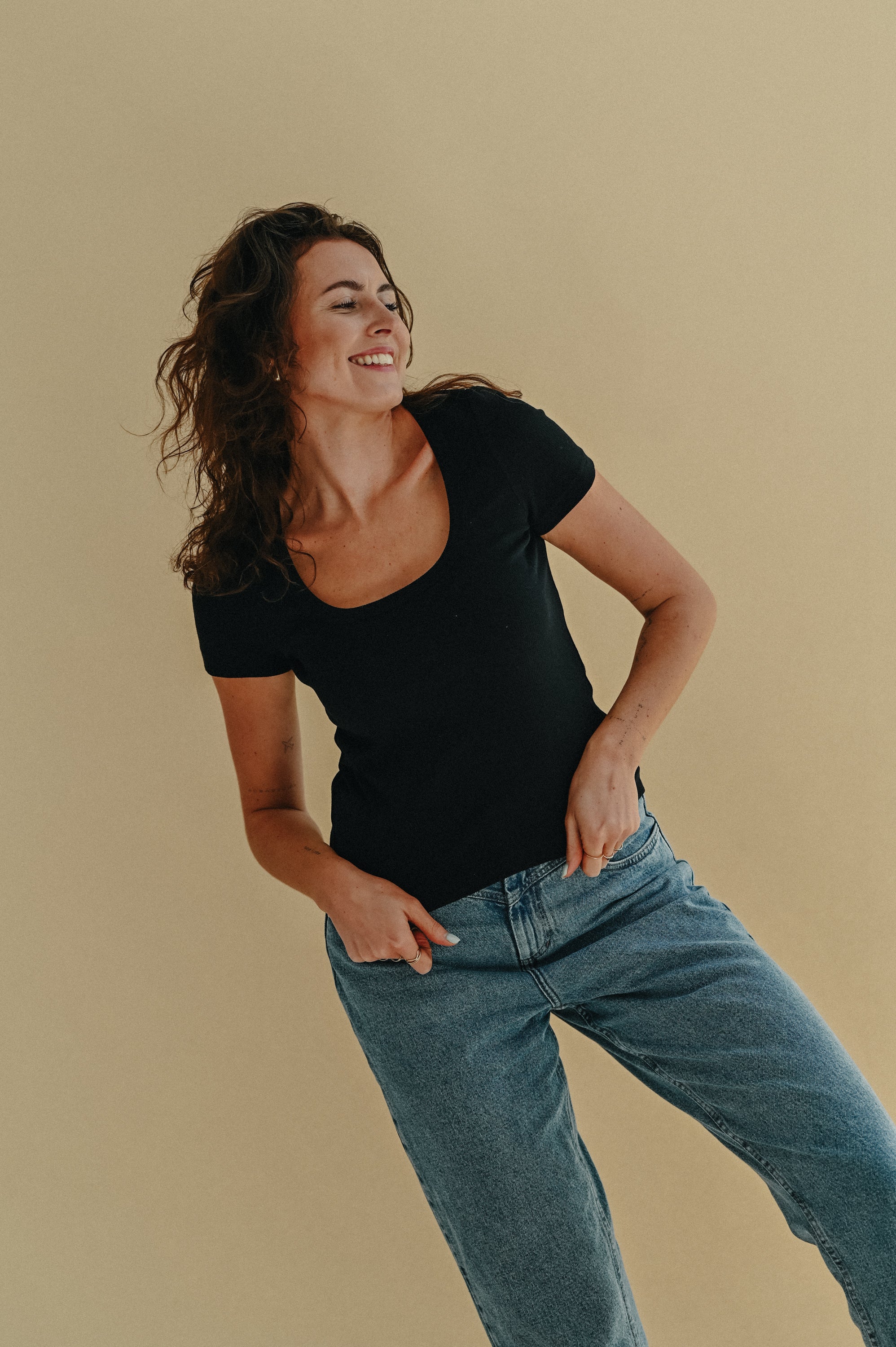 Bluzka ONTURIA NEGRA